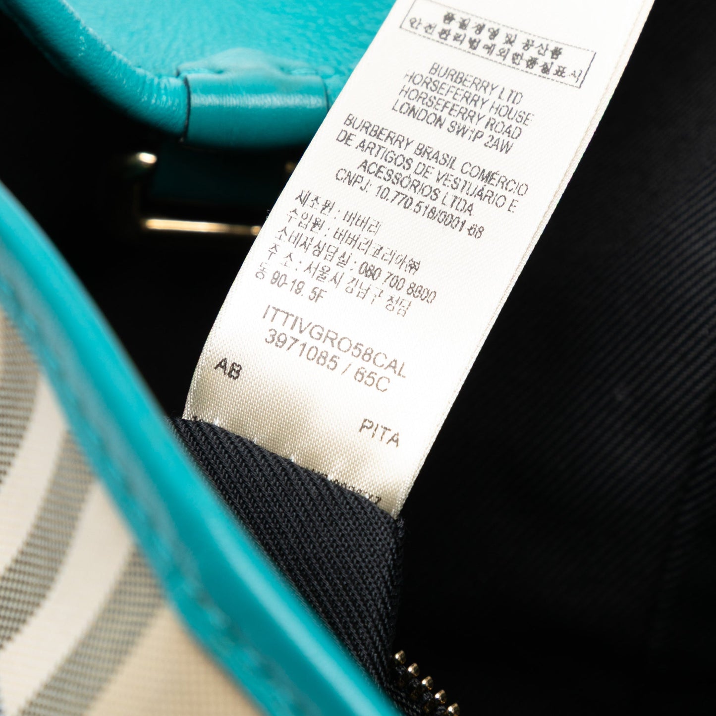 Burberry Small Haymarket Check Canvas and Leather Canterbury Tote