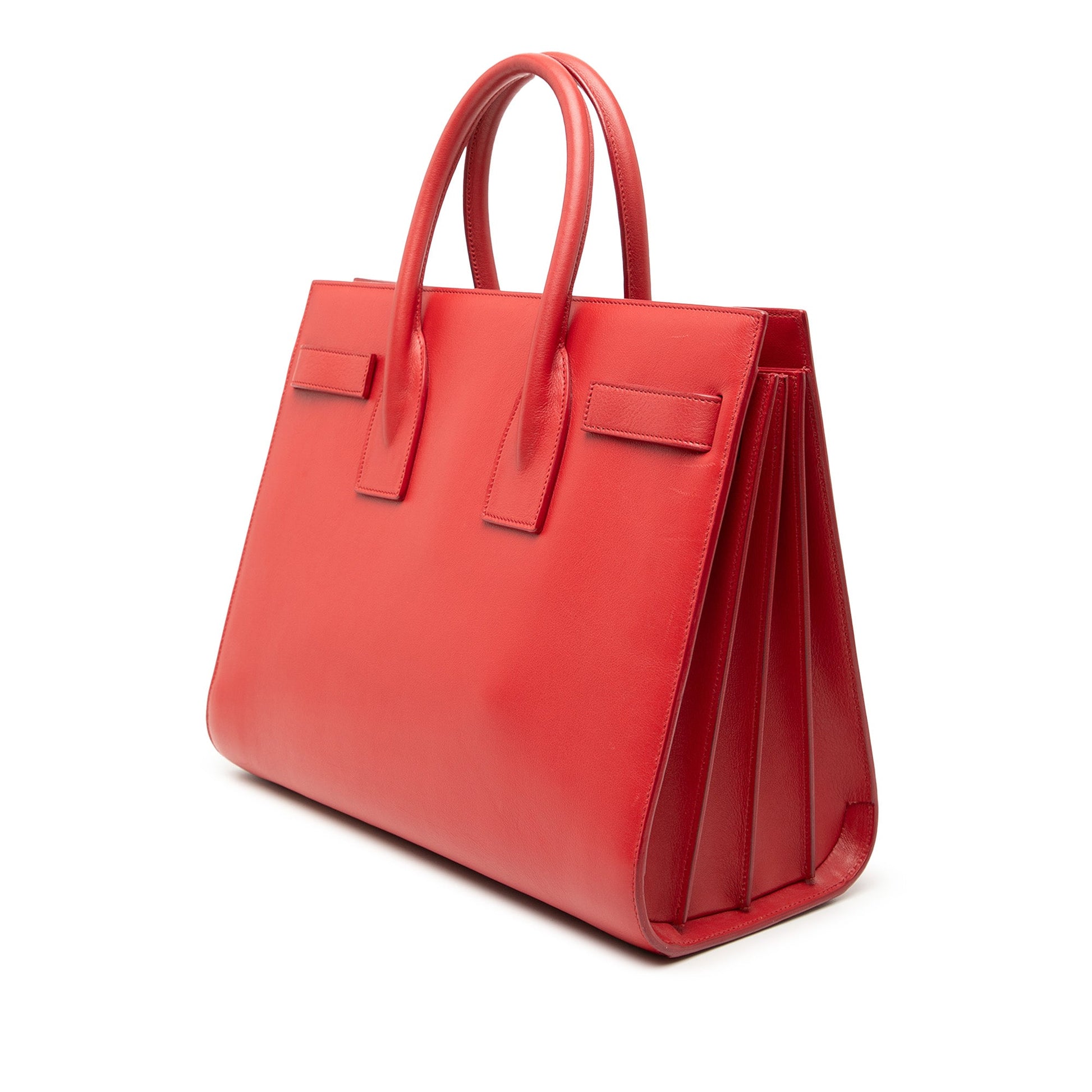 Saint Laurent Small Leather Sac De Jour Satchel