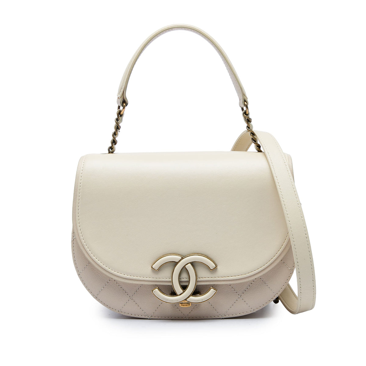 Chanel Small Calfskin Coco Curve Flap — Brown