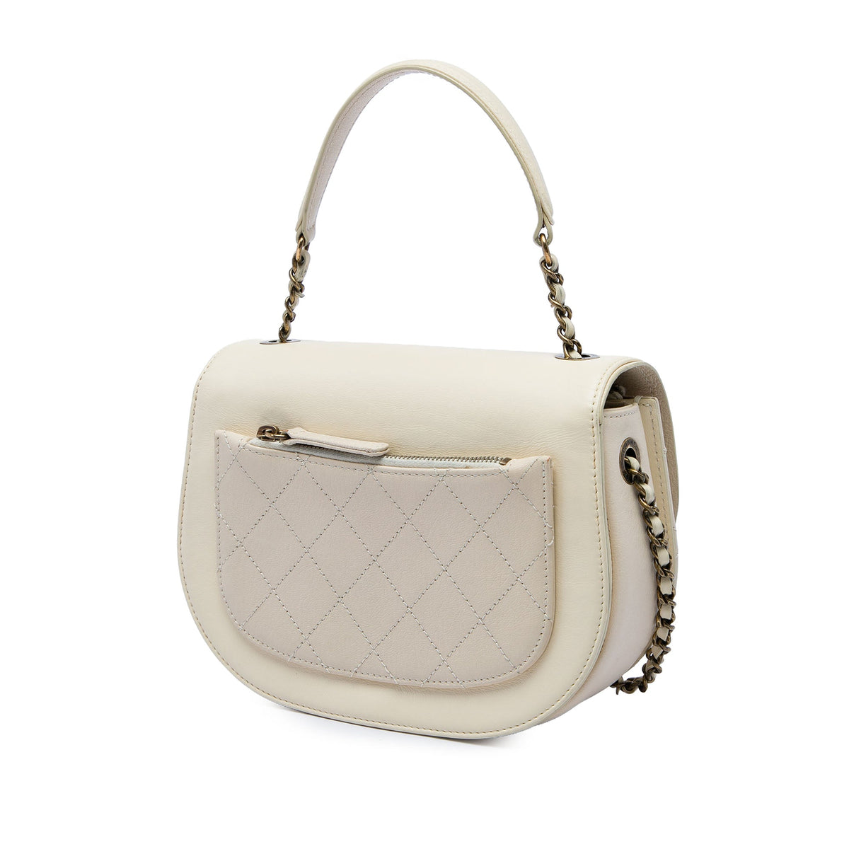 Chanel Small Calfskin Coco Curve Flap — Brown