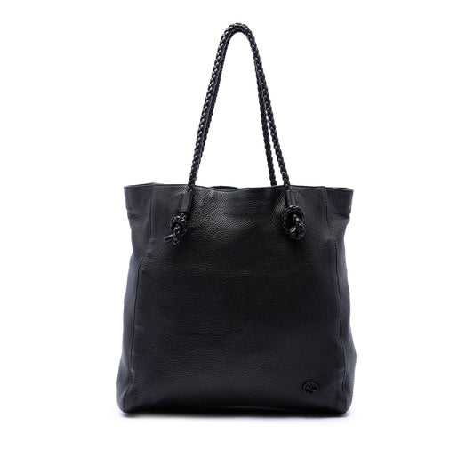 Gucci Calfskin Braided Handle Tote