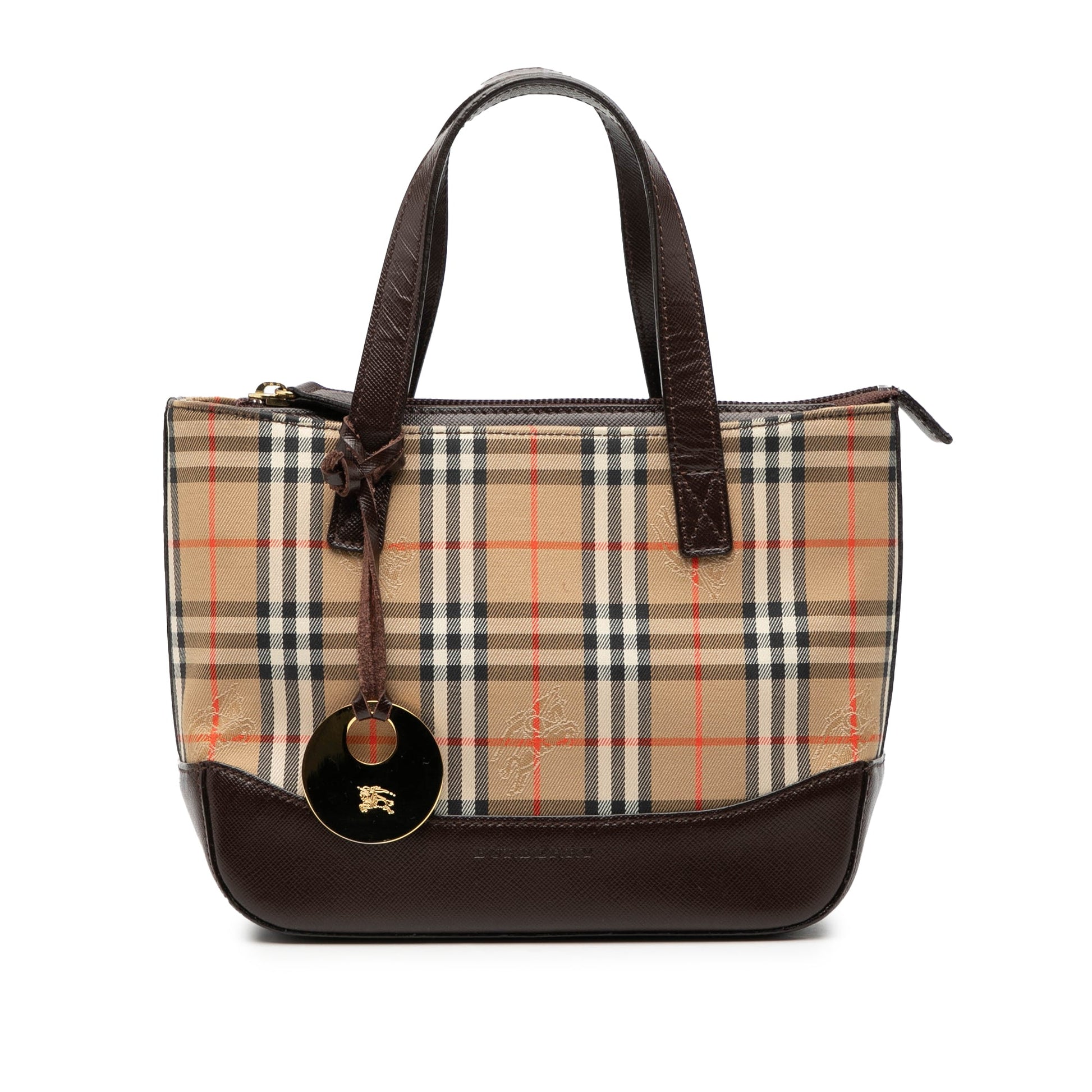 Burberry Haymarket Check Canvas Tote