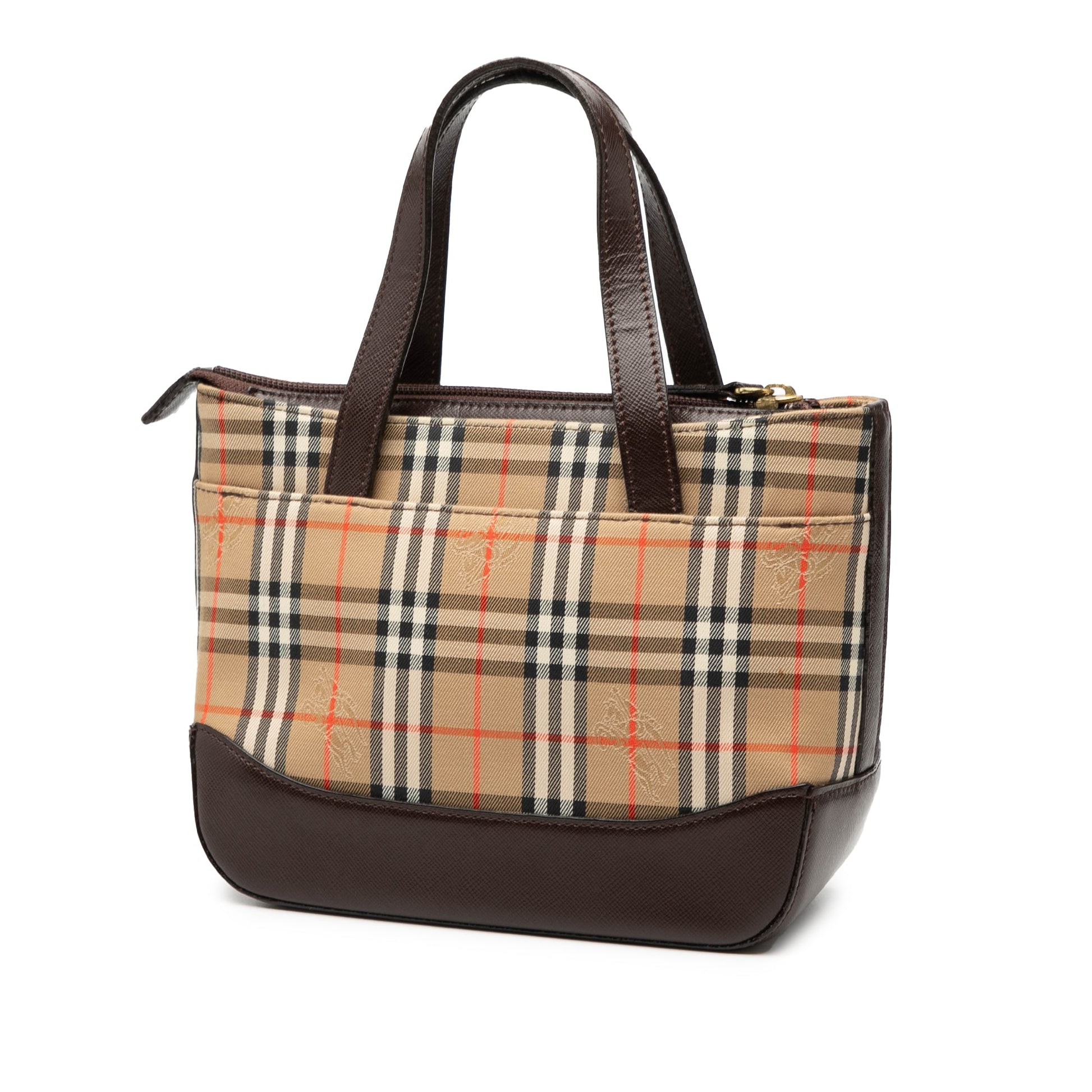 Burberry Haymarket Check Canvas Tote