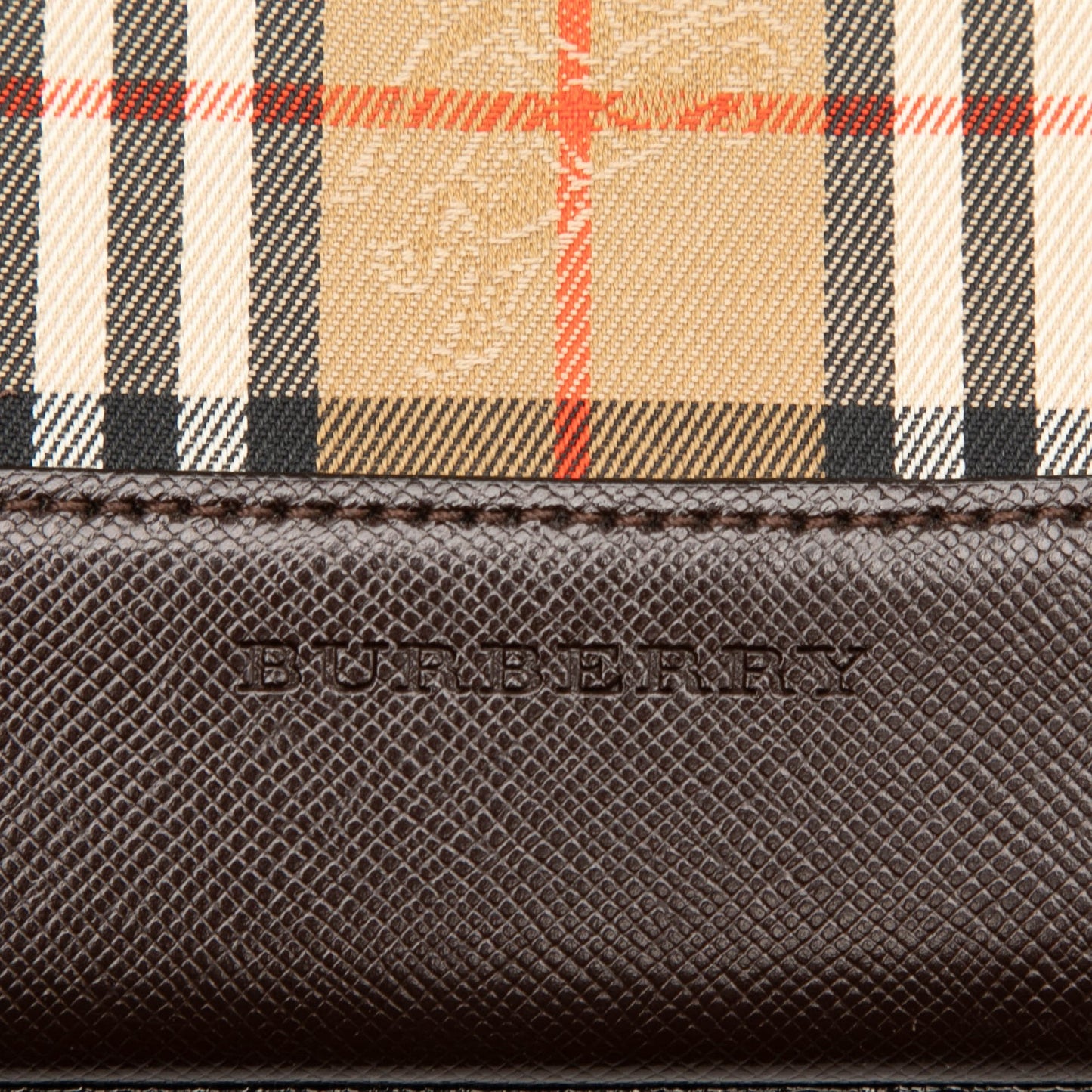 Burberry Haymarket Check Canvas Tote