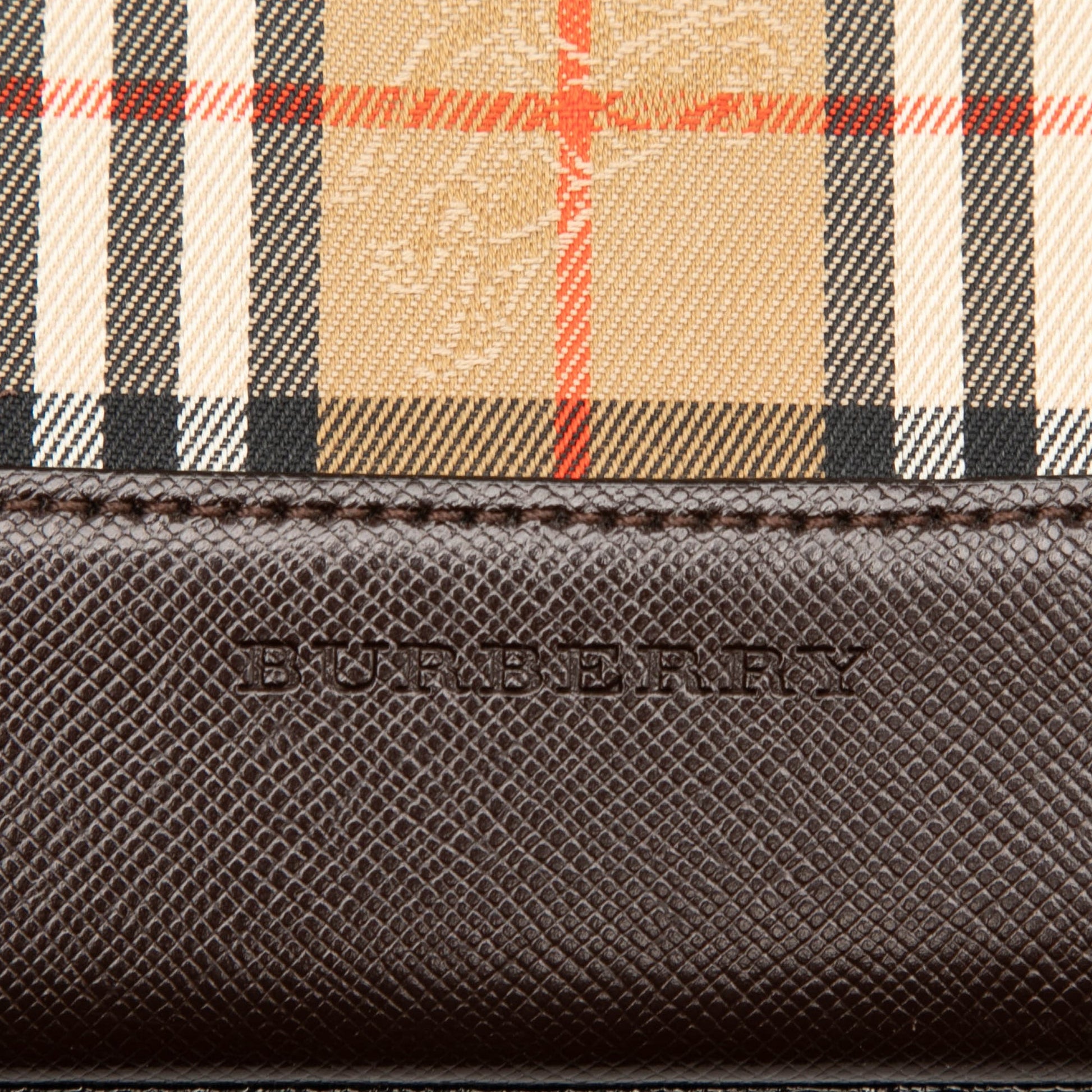 Burberry Haymarket Check Canvas Tote