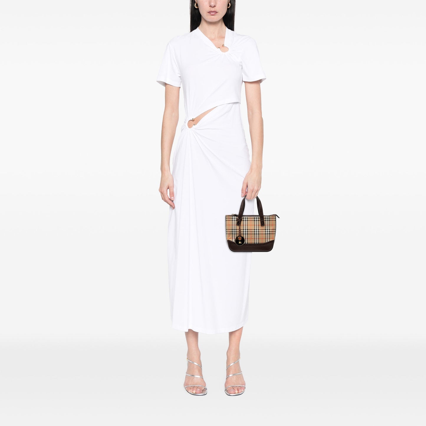 Burberry Haymarket Check Canvas Tote