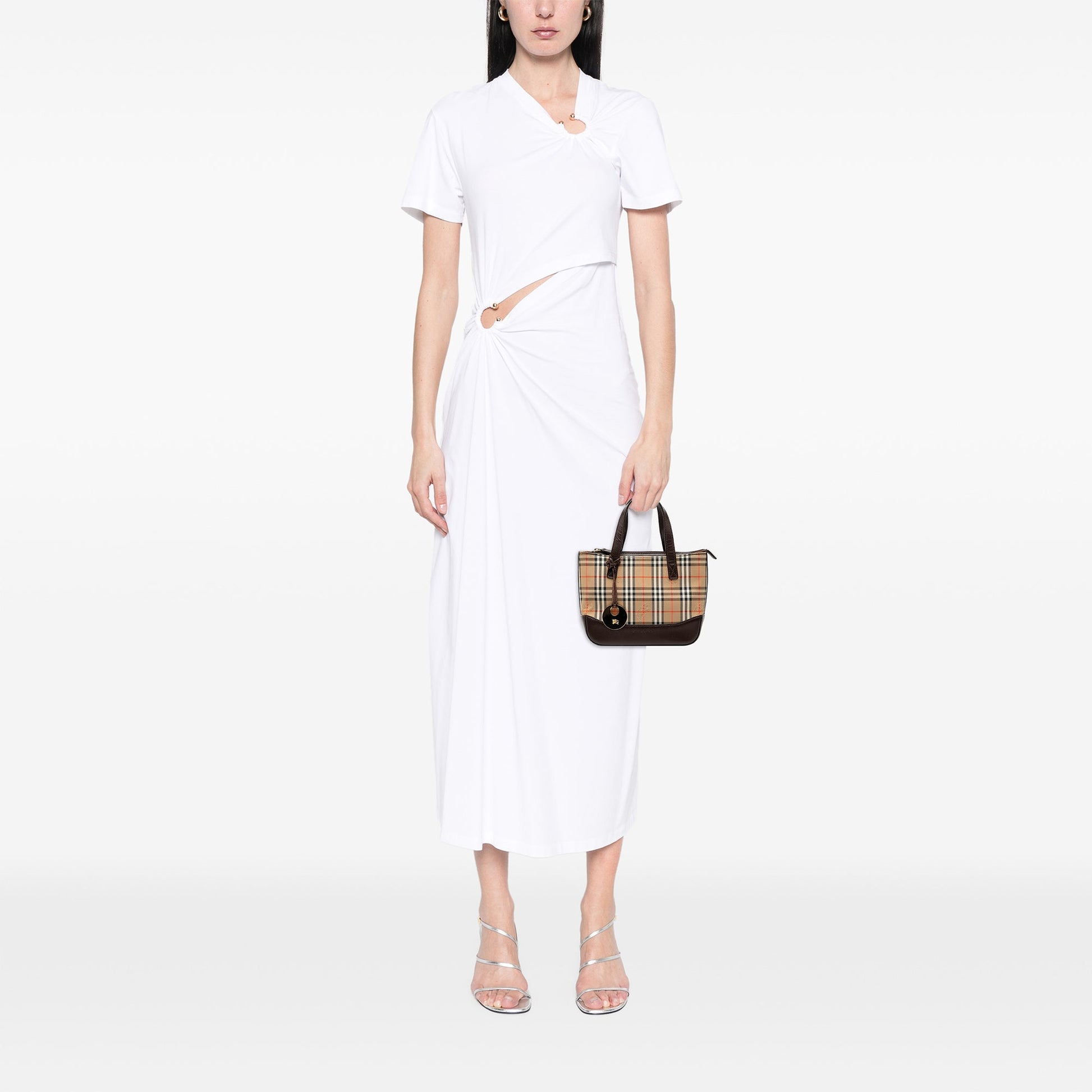Burberry Haymarket Check Canvas Tote