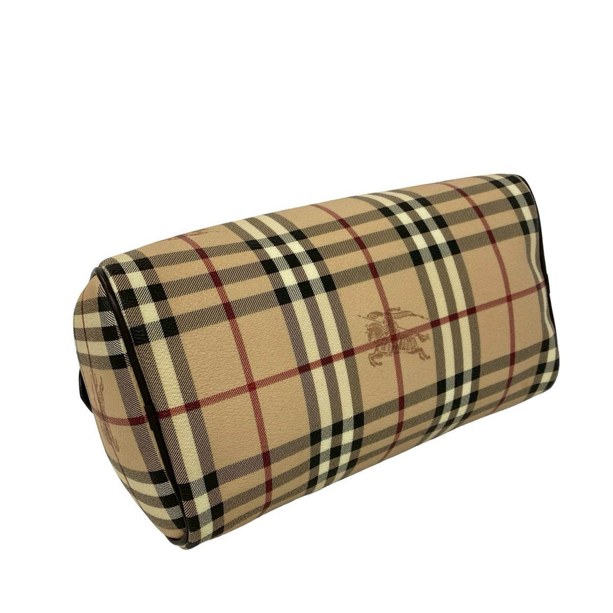 Burberry Haymarket Check Boston Bag