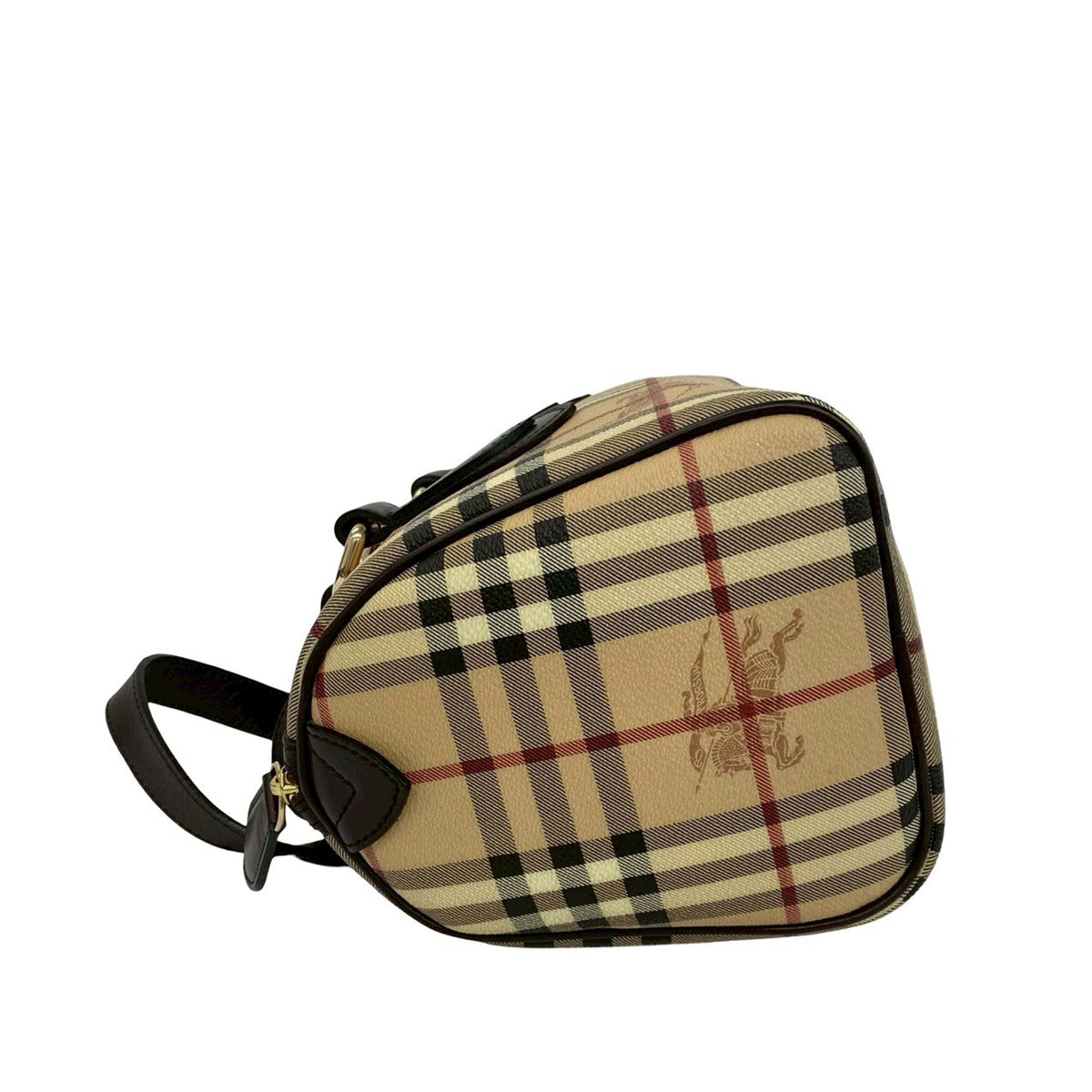 Burberry Haymarket Check Boston Bag