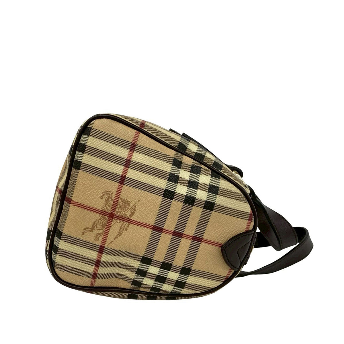 Burberry Haymarket Check Boston Bag