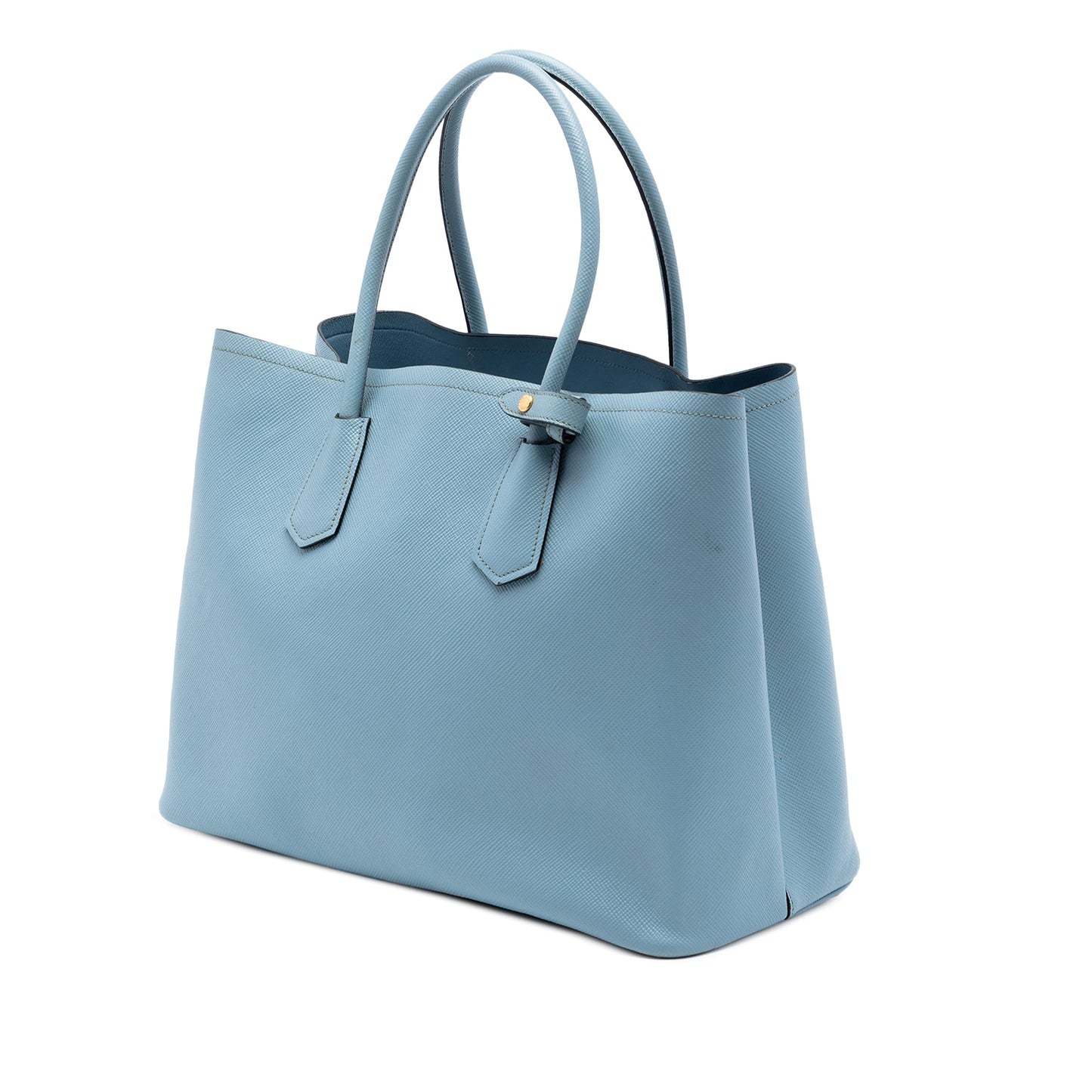 Prada Large Saffiano Cuir Double Satchel