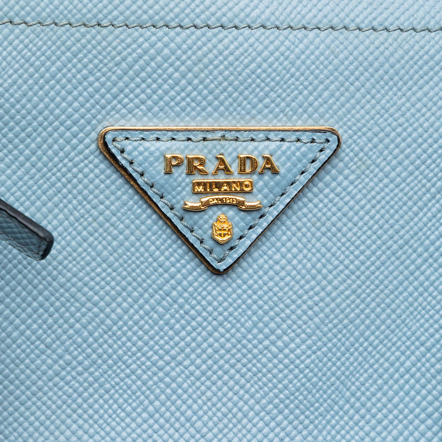 Prada Large Saffiano Cuir Double Satchel
