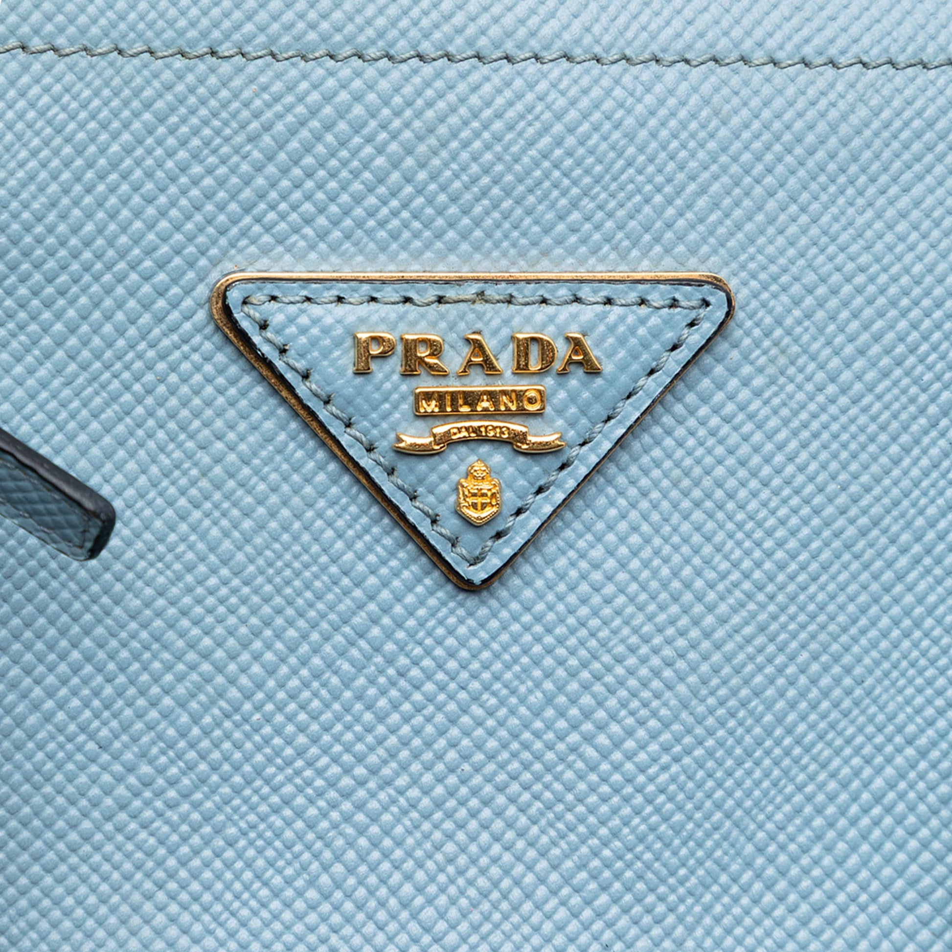 Prada Large Saffiano Cuir Double Satchel