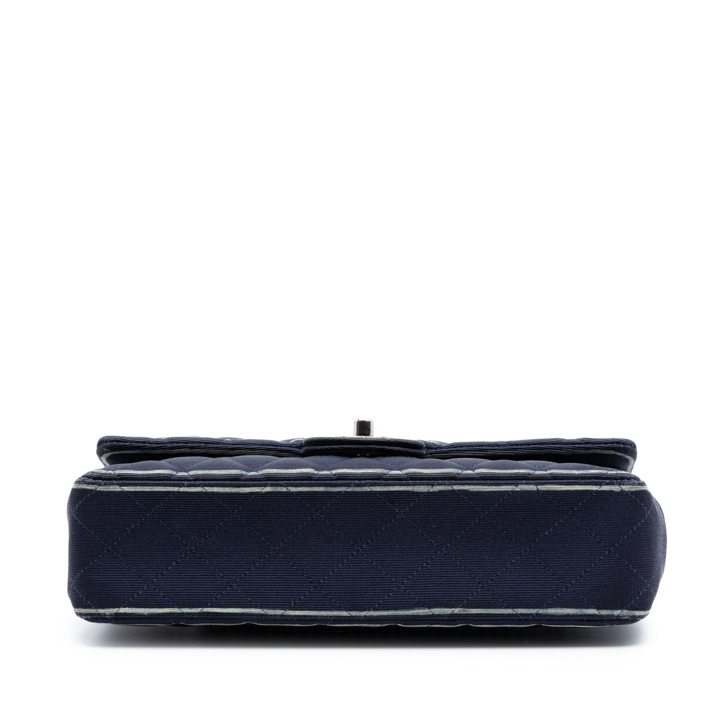 Chanel Medium Classic Printed Grosgrain Double Flap