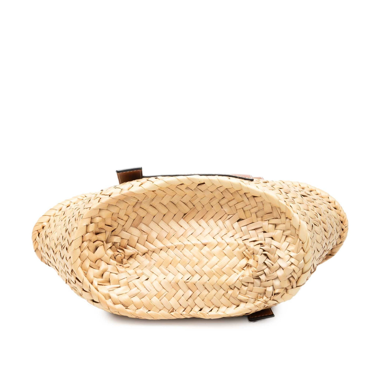 LOEWE Small Raffia Anagram Basket Bag