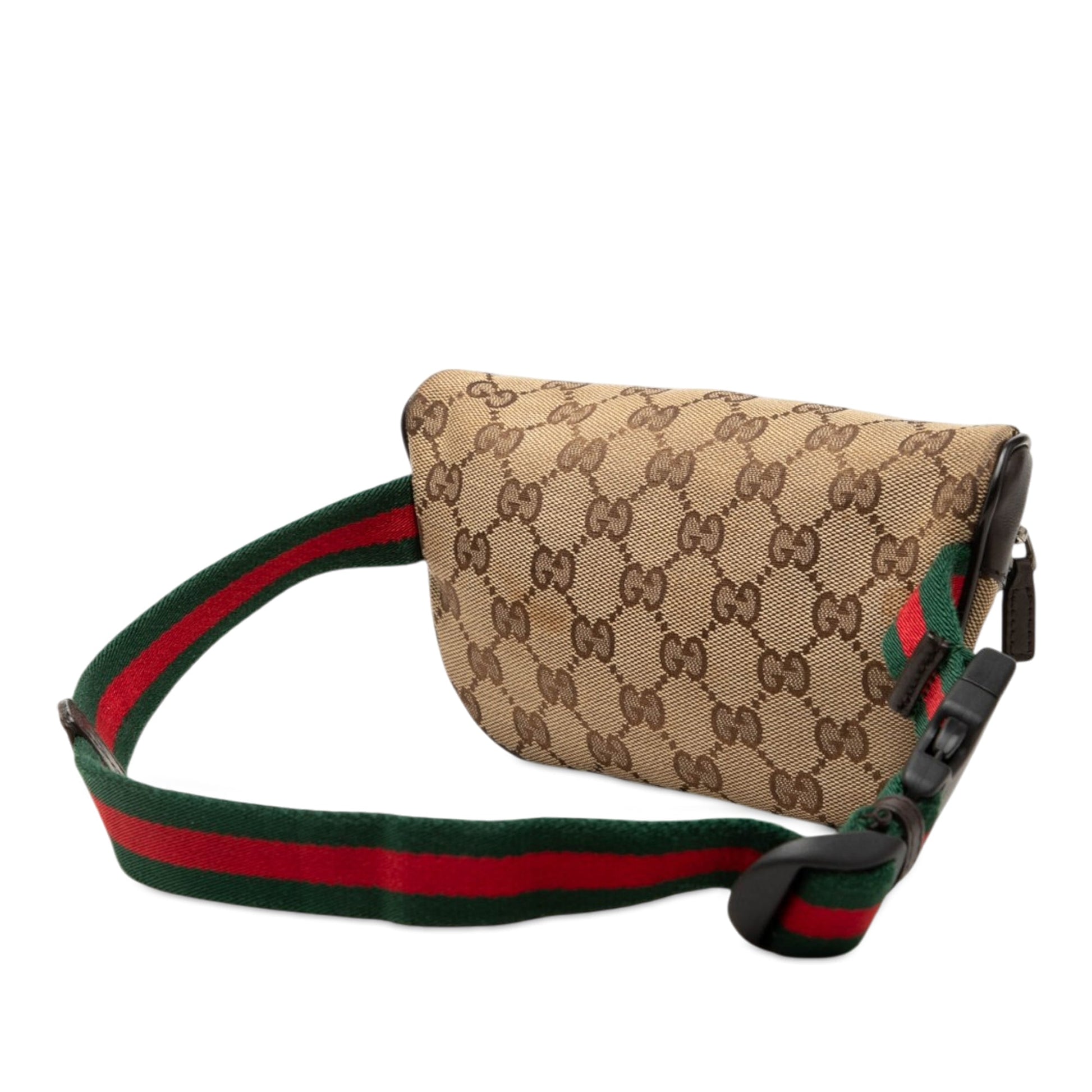 Gucci Childrens GG Canvas Web Belt Bag