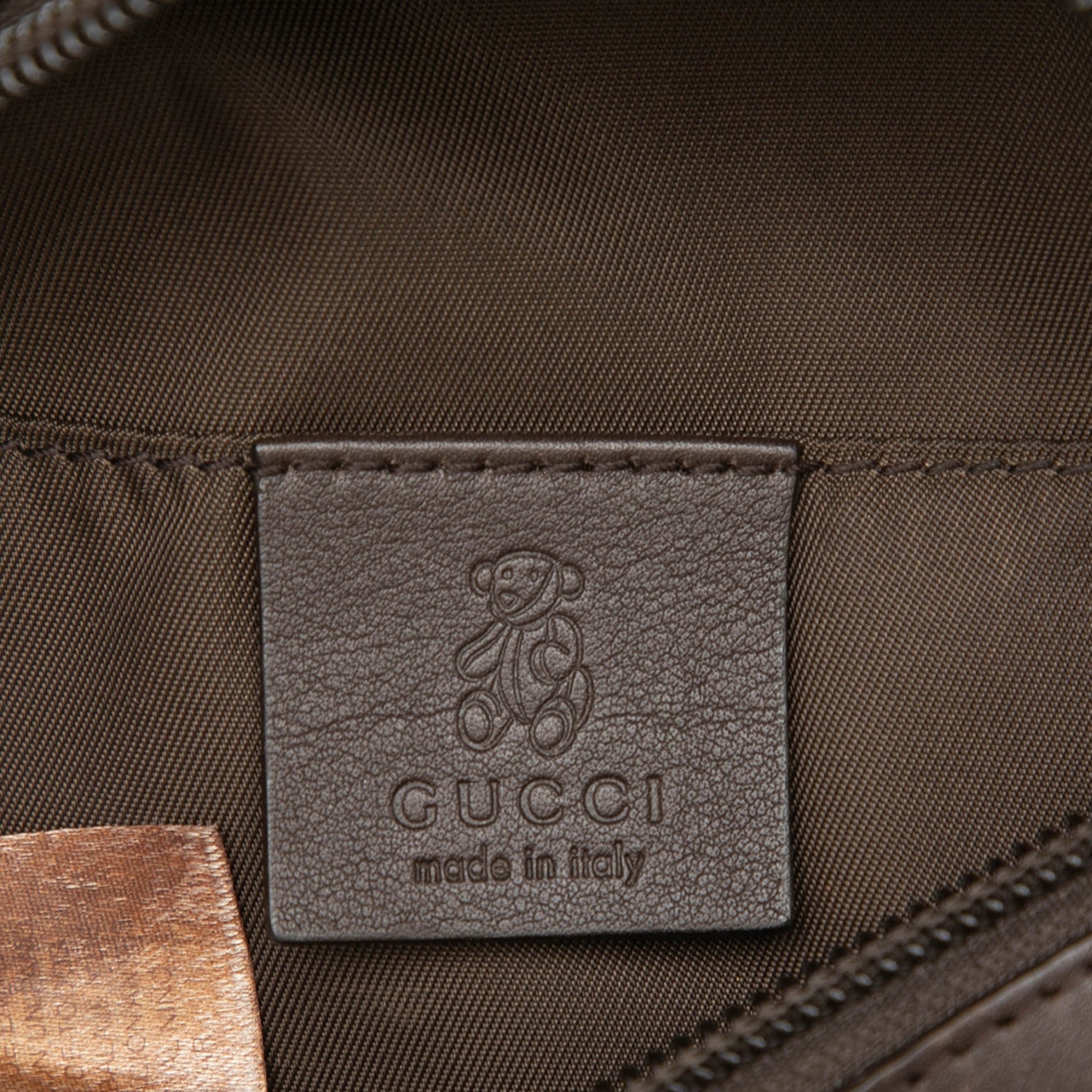 Gucci Childrens GG Canvas Web Belt Bag