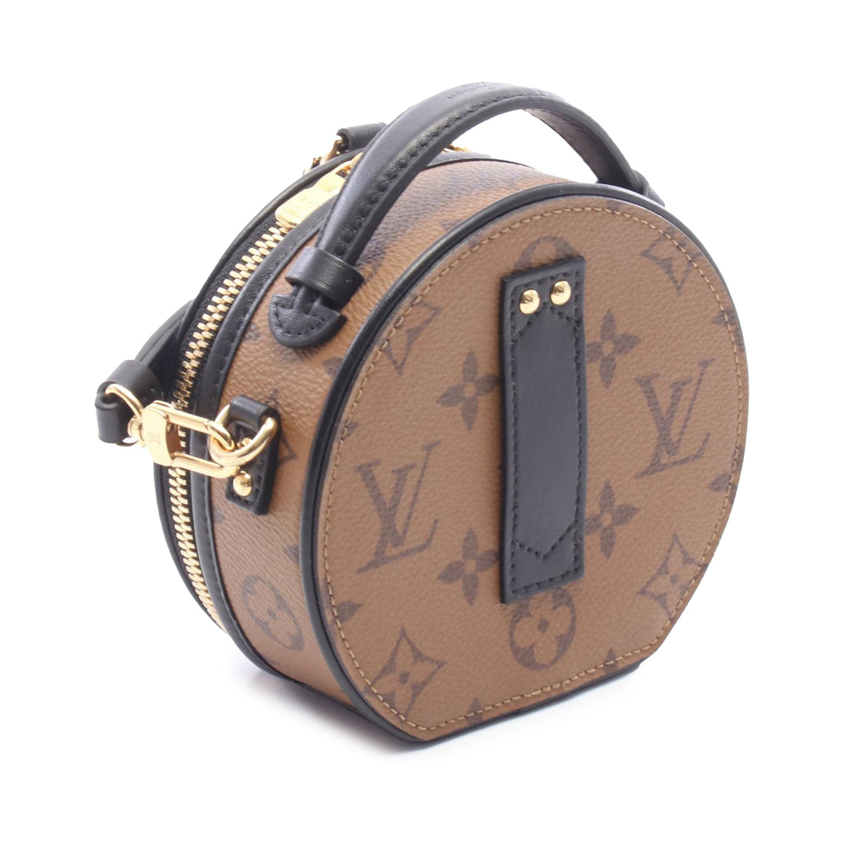 Louis Vuitton Monogram Reverse Mini Boite Chapeau — Brown