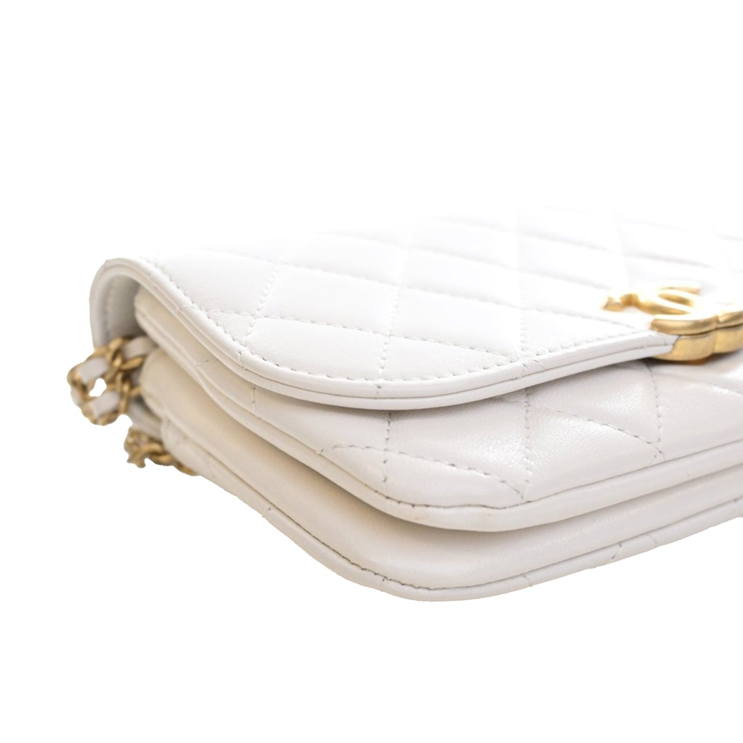 Mini Quilted Lambskin Double Pocket Flap