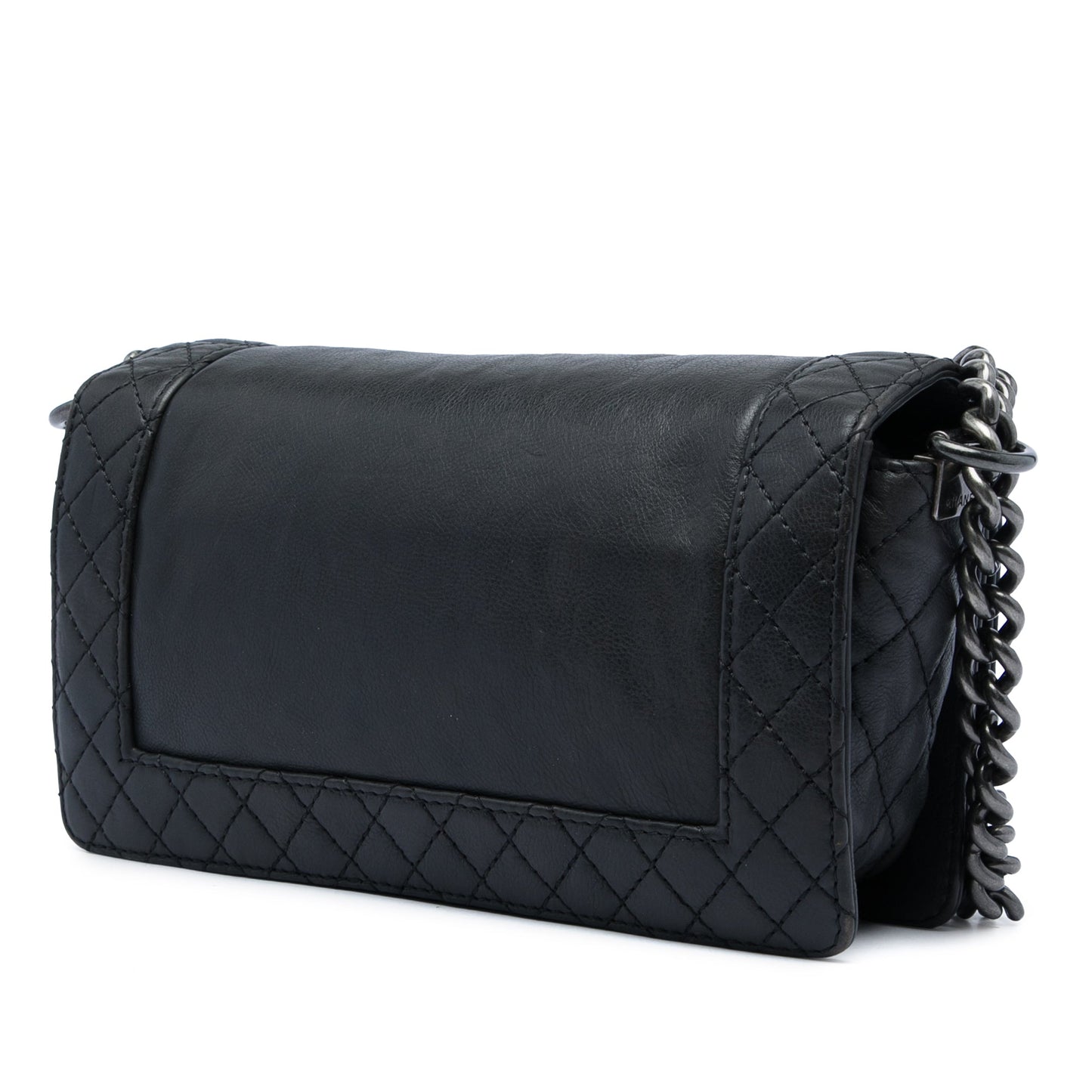 Chanel Old Medium Lambskin Boy Reverso Flap
