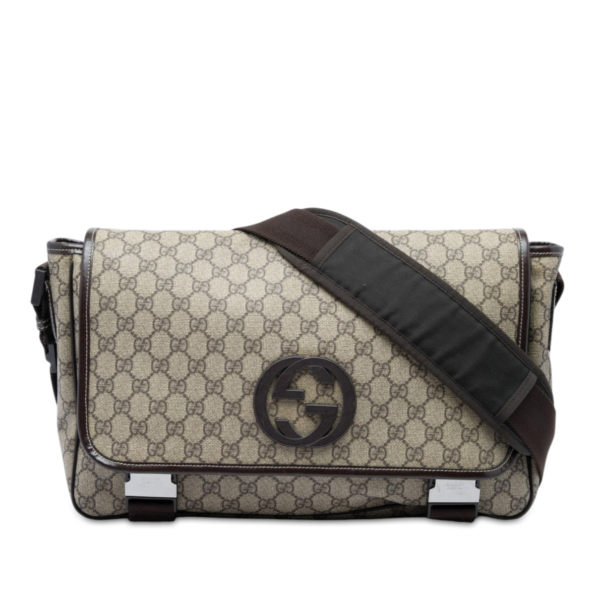 Gucci GG Supreme Interlocking G Crossbody