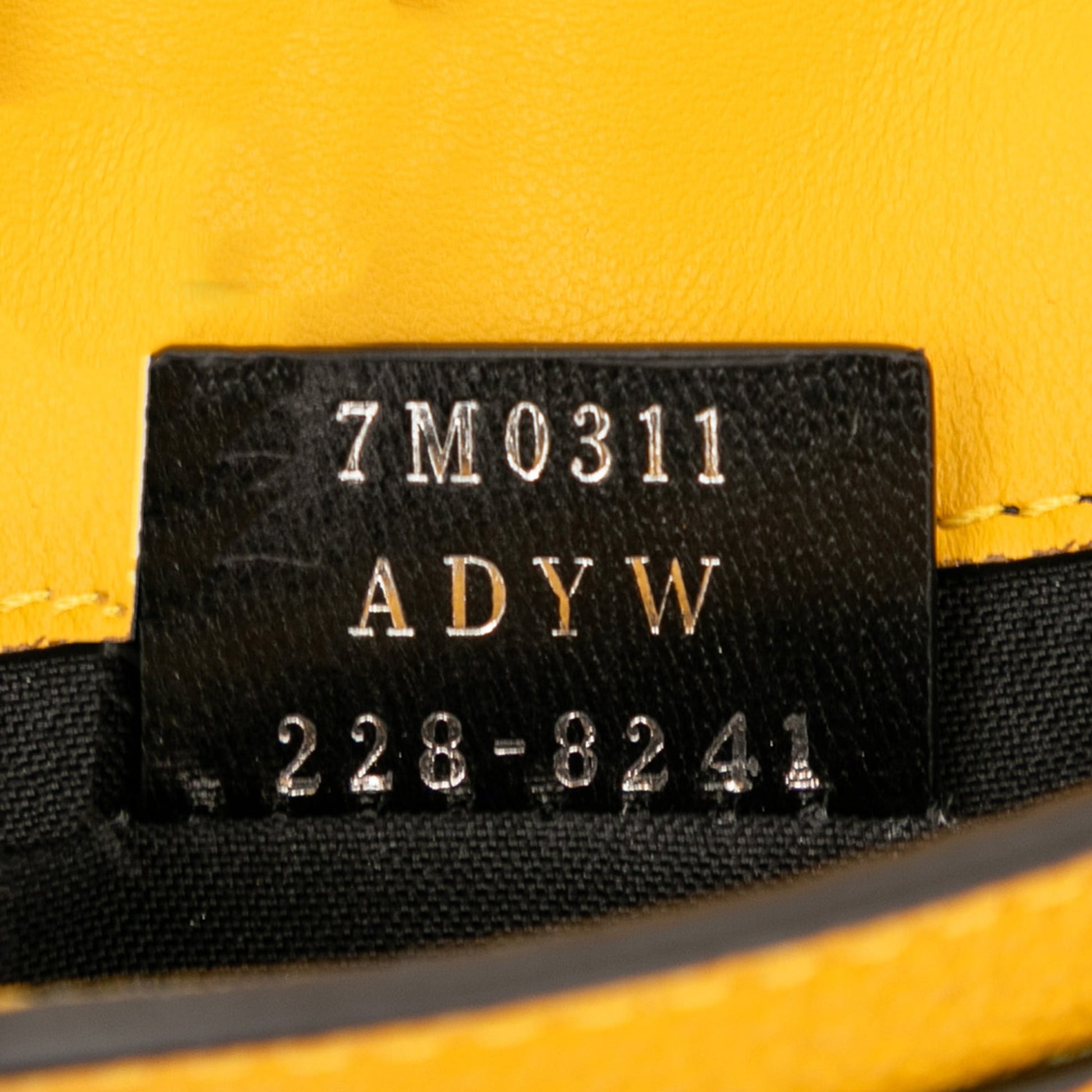Fendi Micro Leather Flat Baguette Crossbody