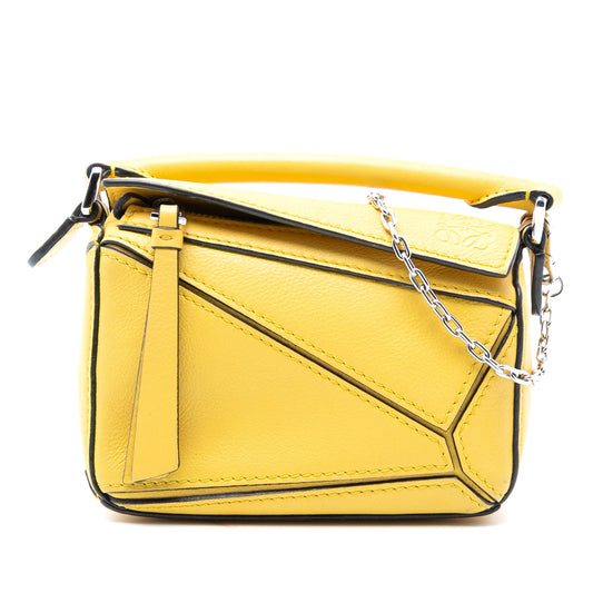 LOEWE Nano Calfskin Puzzle Satchel