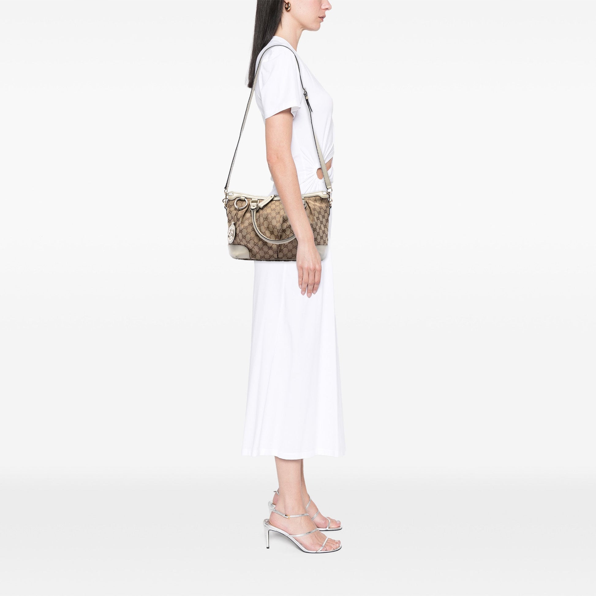 Gucci GG Canvas Sukey Satchel