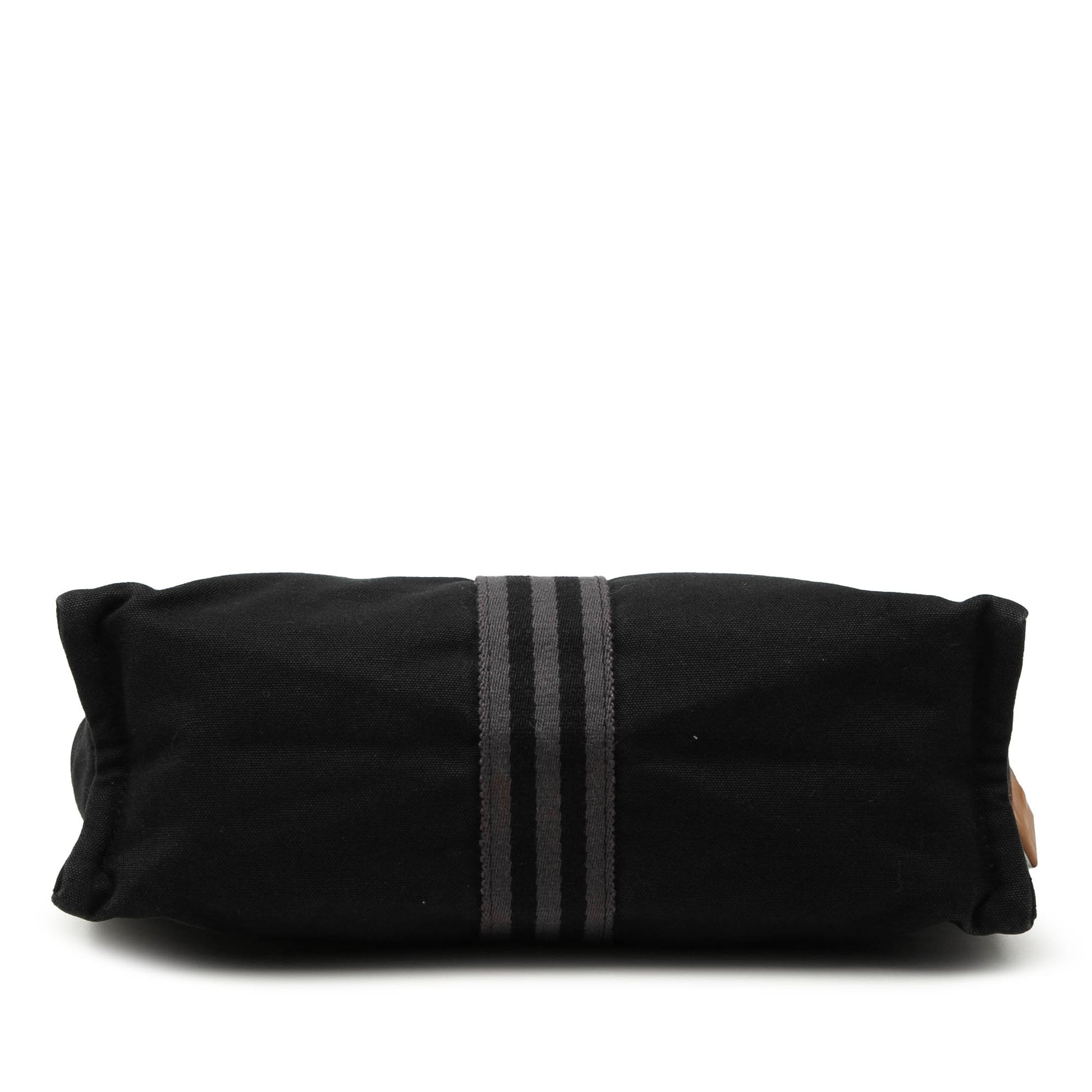 Hermès Canvas Fourre Tout Clutch
