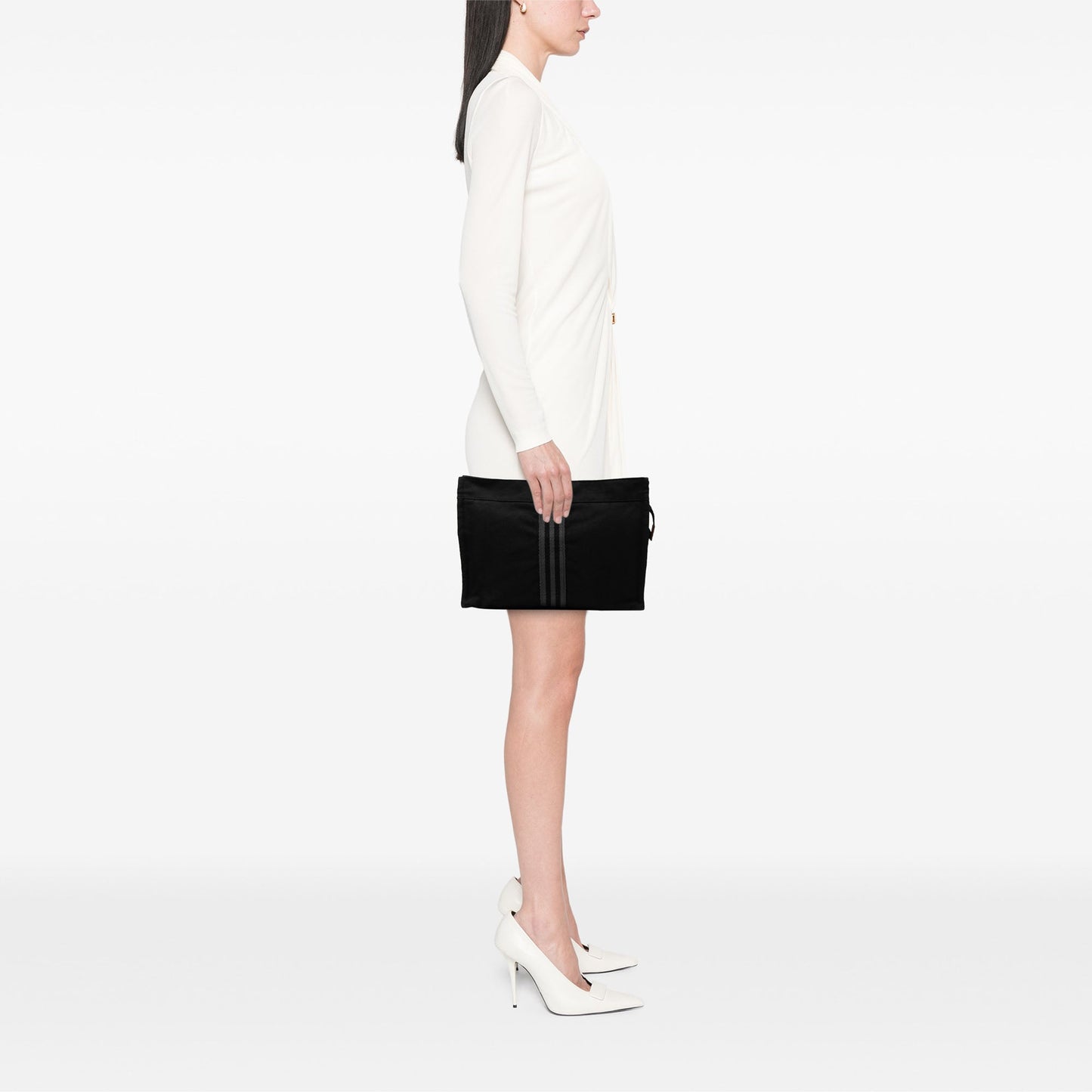 Hermès Canvas Fourre Tout Clutch