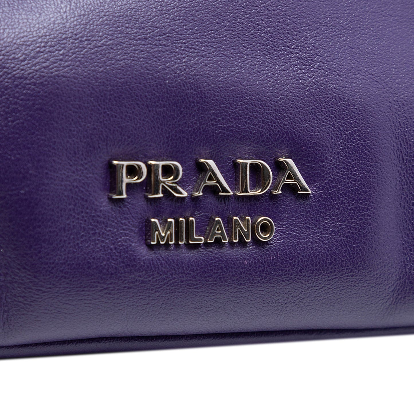 Prada Soft Calf Fold Over Shoulder Bag
