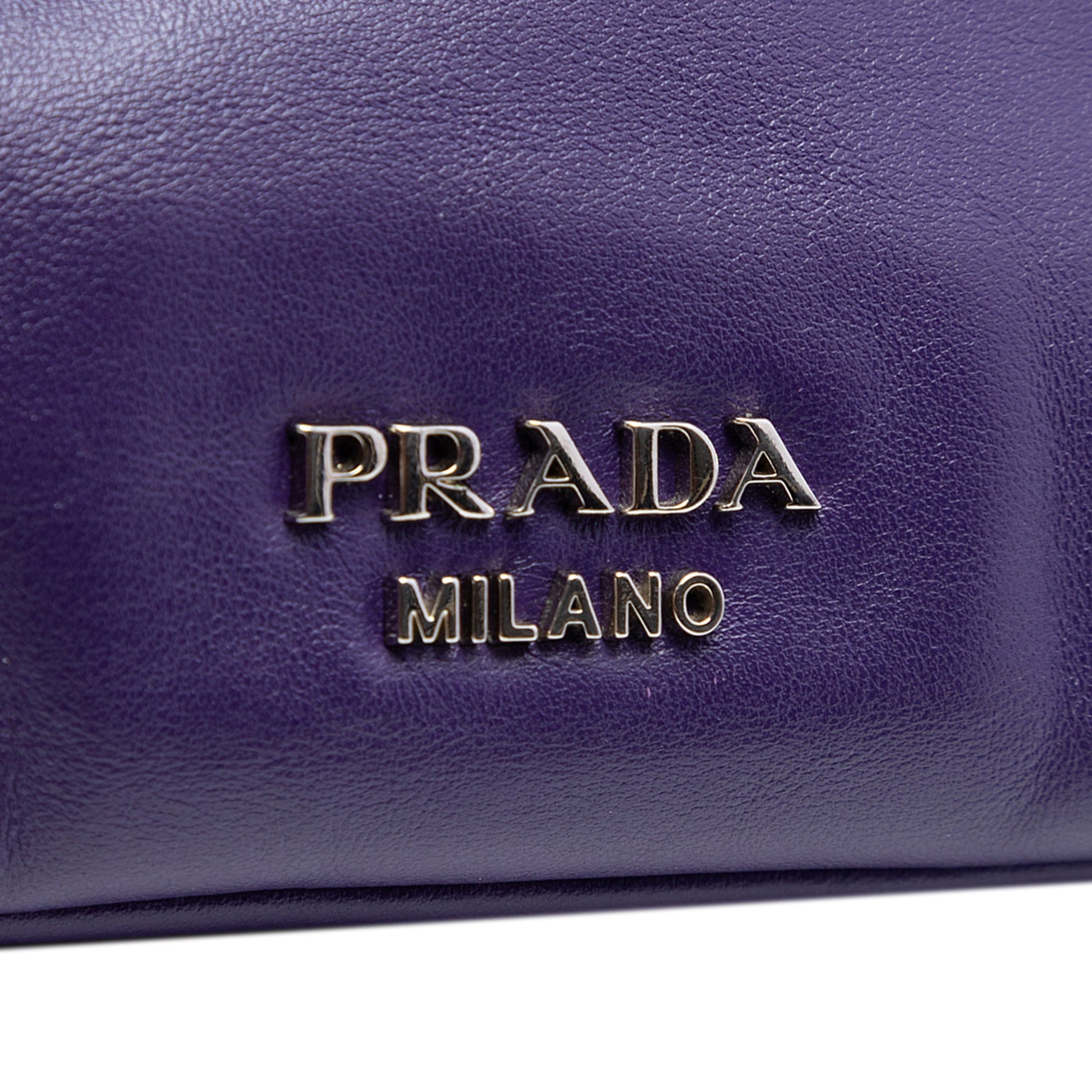 Prada Soft Calf Fold Over Shoulder Bag