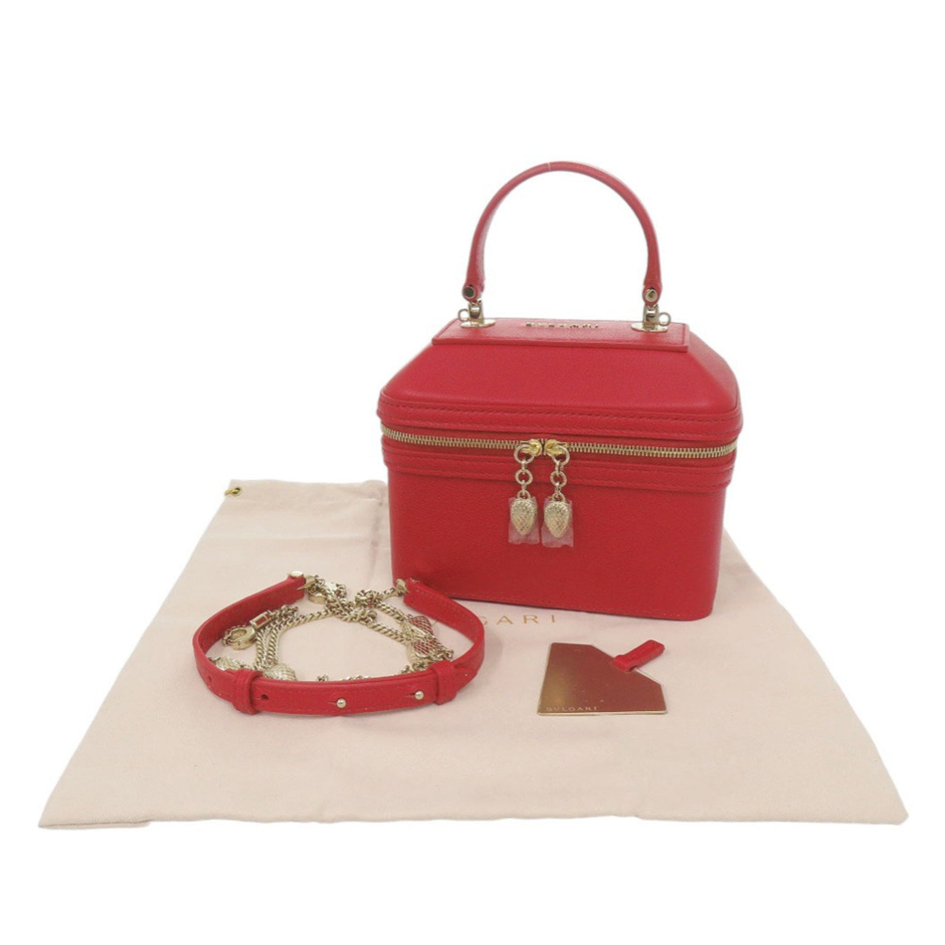 Leather Serpenti Forever Vanity Bag