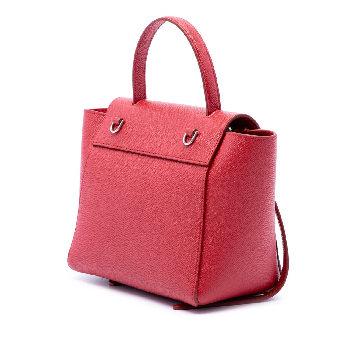 Celine Nano Grained Calfskin Belt Bag — Red