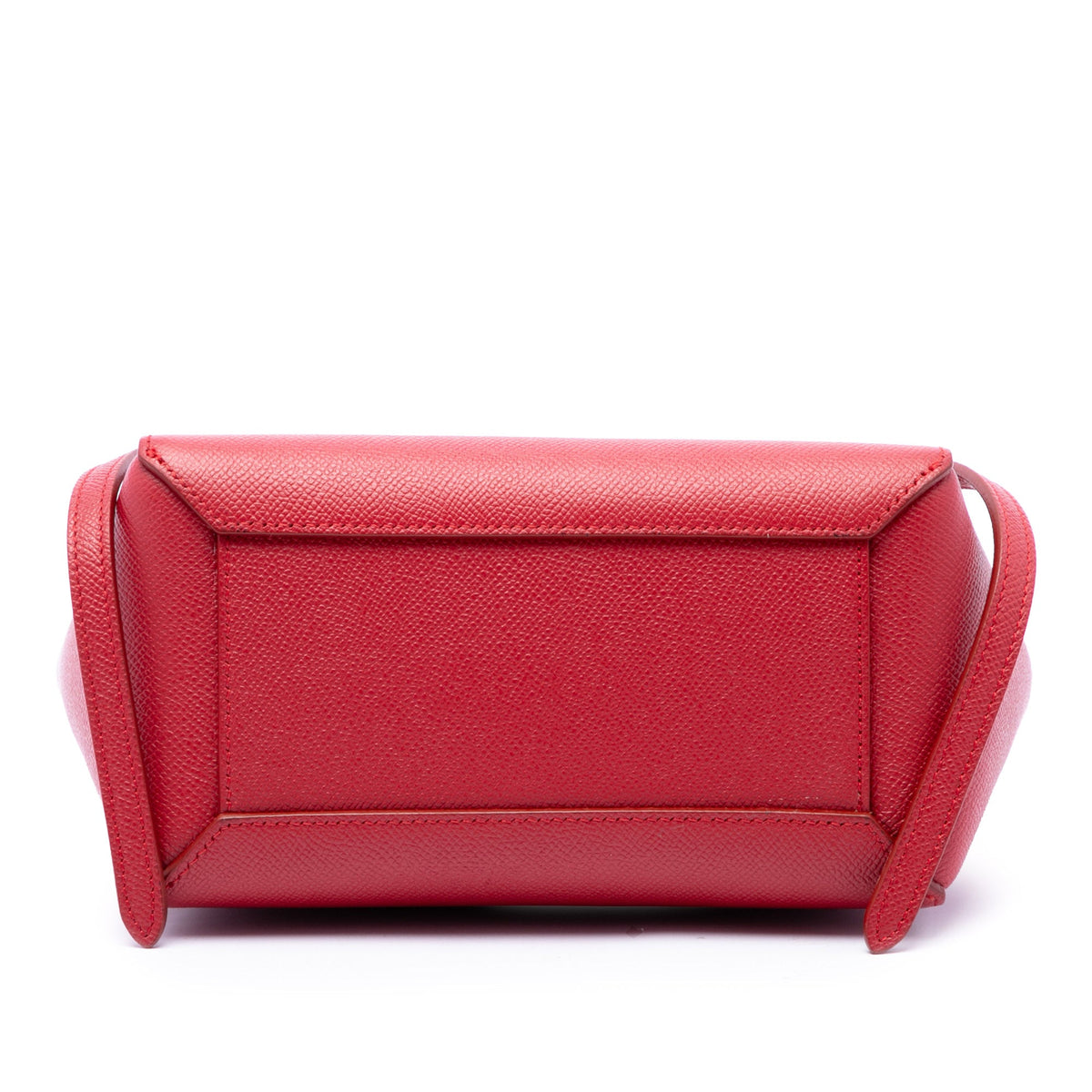 Celine Nano Grained Calfskin Belt Bag — Red