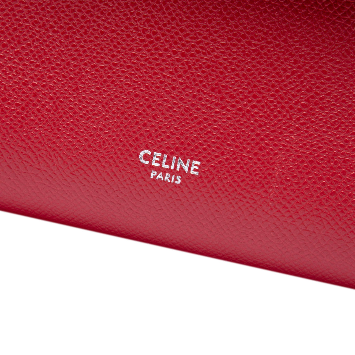 Celine Nano Grained Calfskin Belt Bag — Red