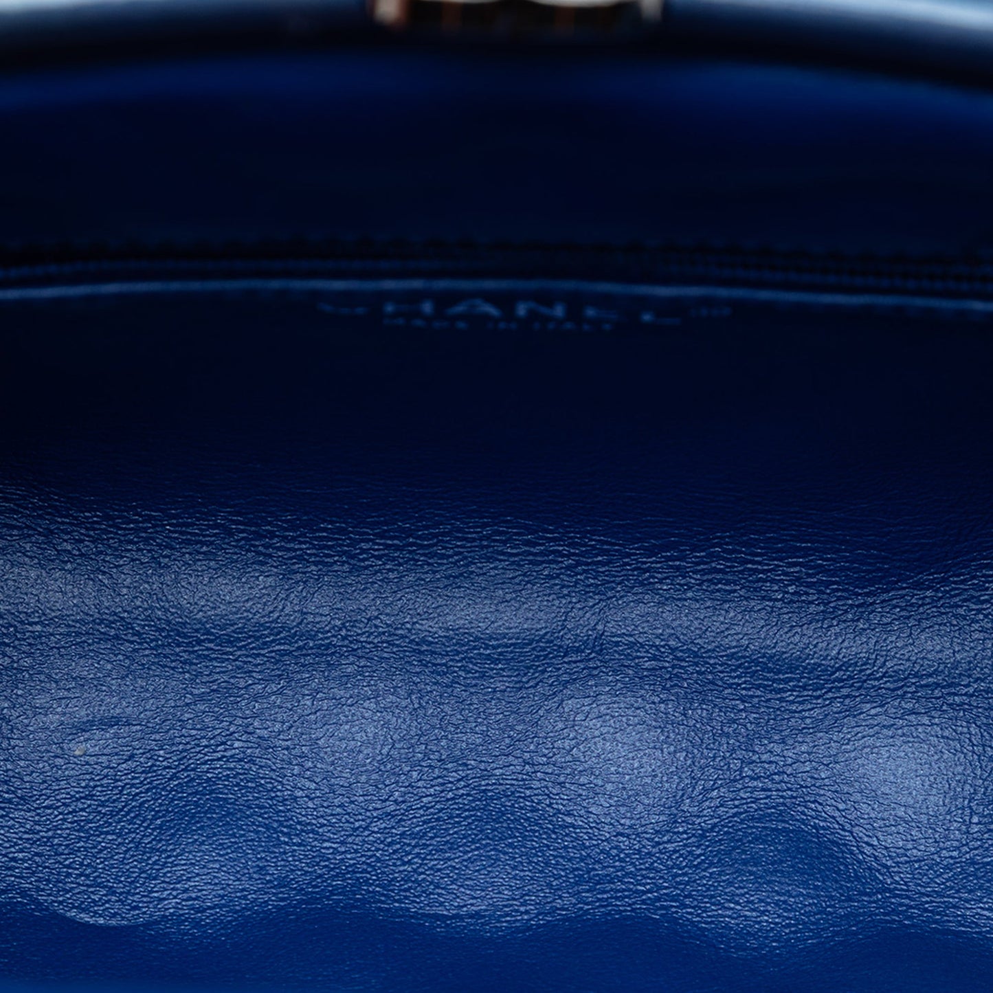 Chanel Quilted Patent Timeless Kiss Lock Clutch