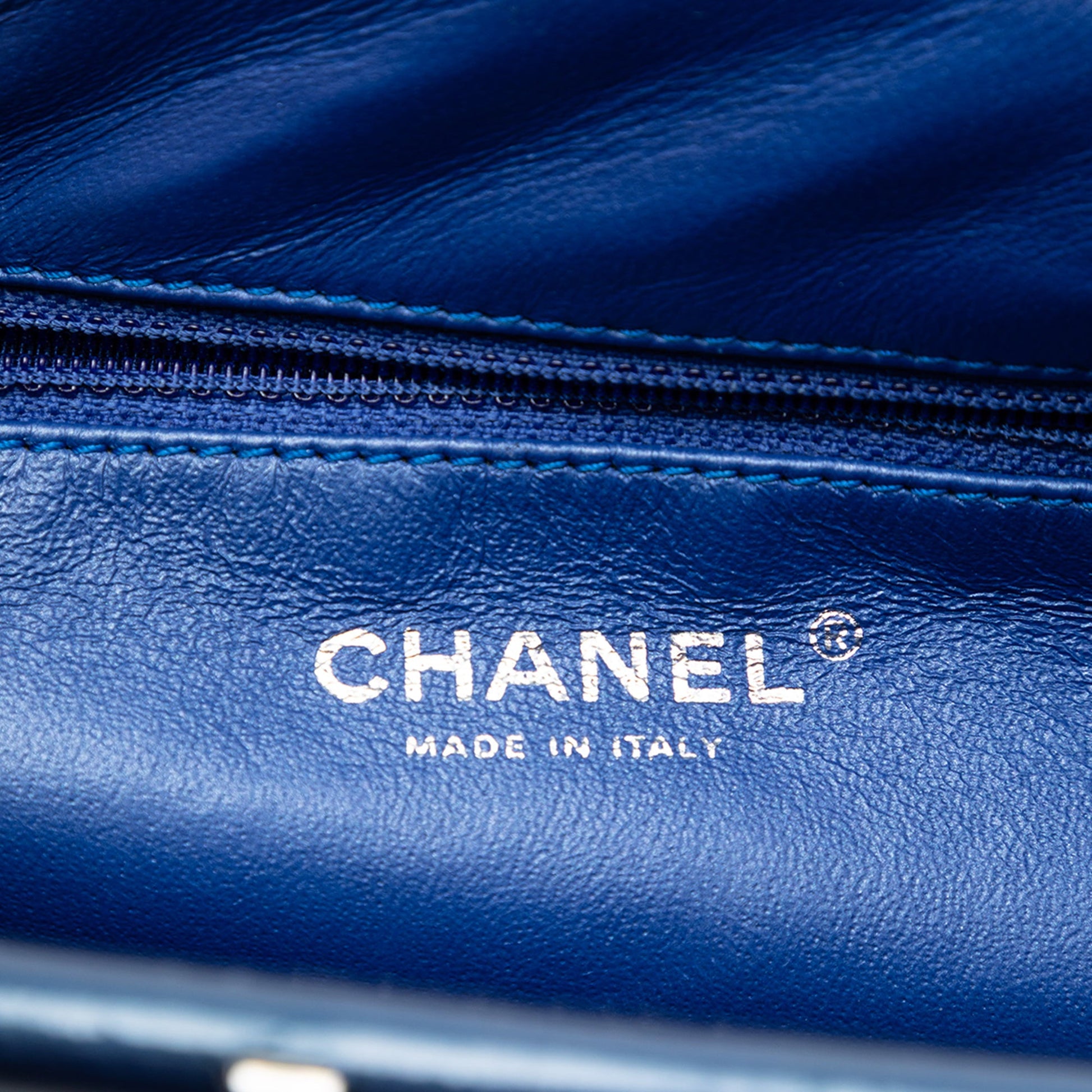 Chanel Quilted Patent Timeless Kiss Lock Clutch