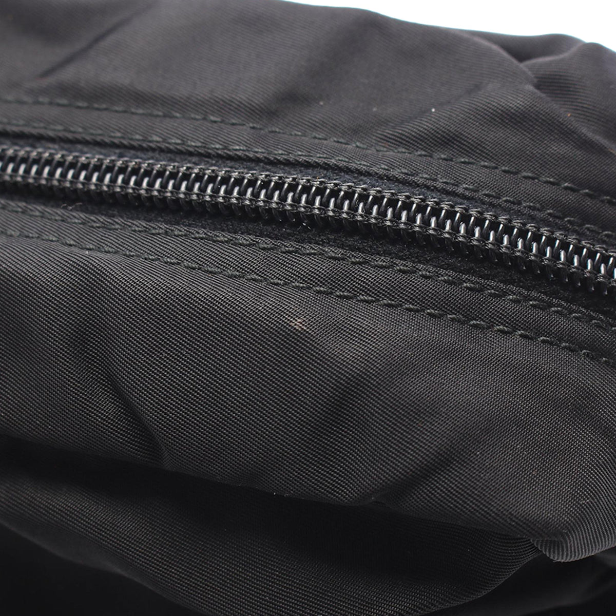 Prada Tessuto Zip Top Crossbody — Black