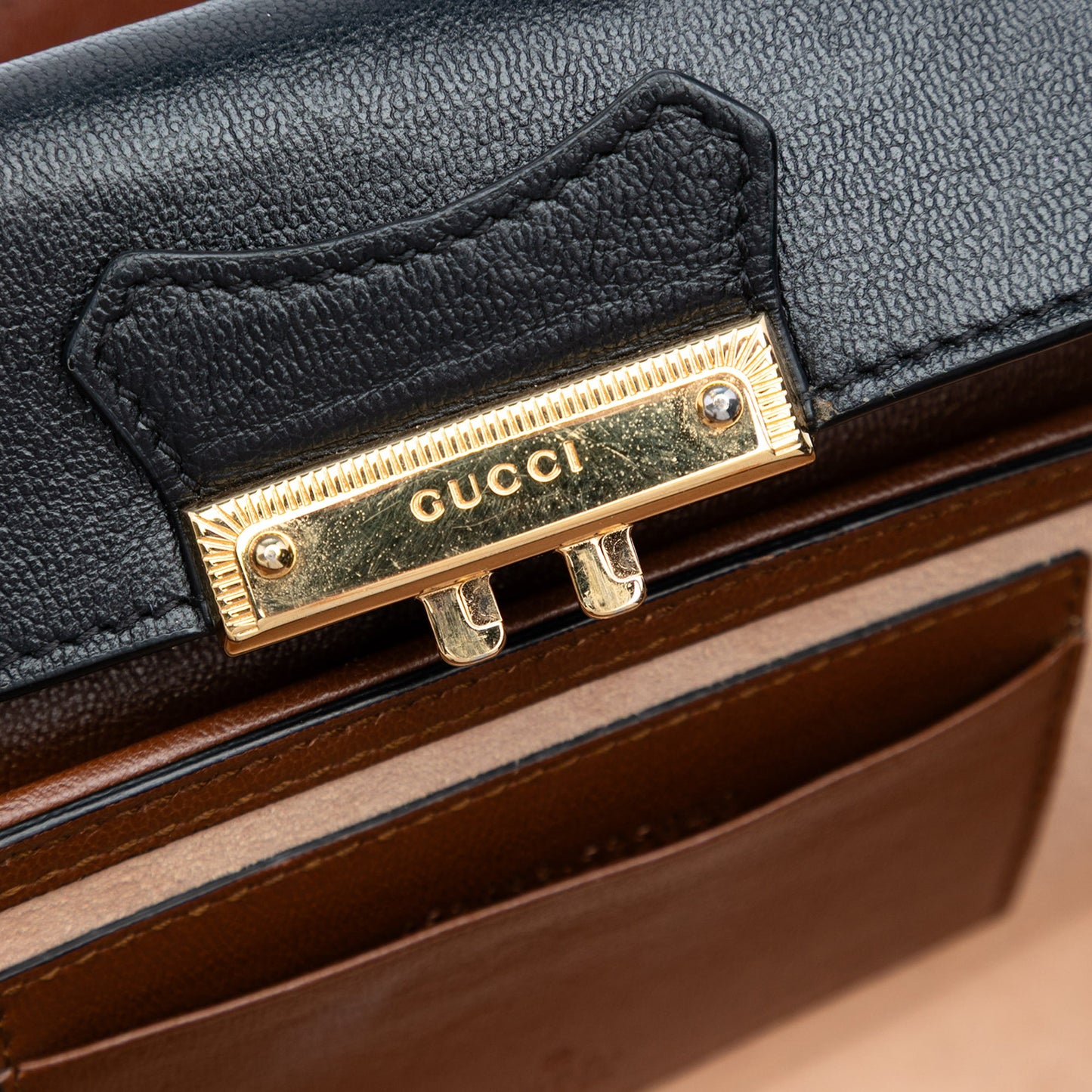 Gucci Mini GG Supreme Padlock Satchel