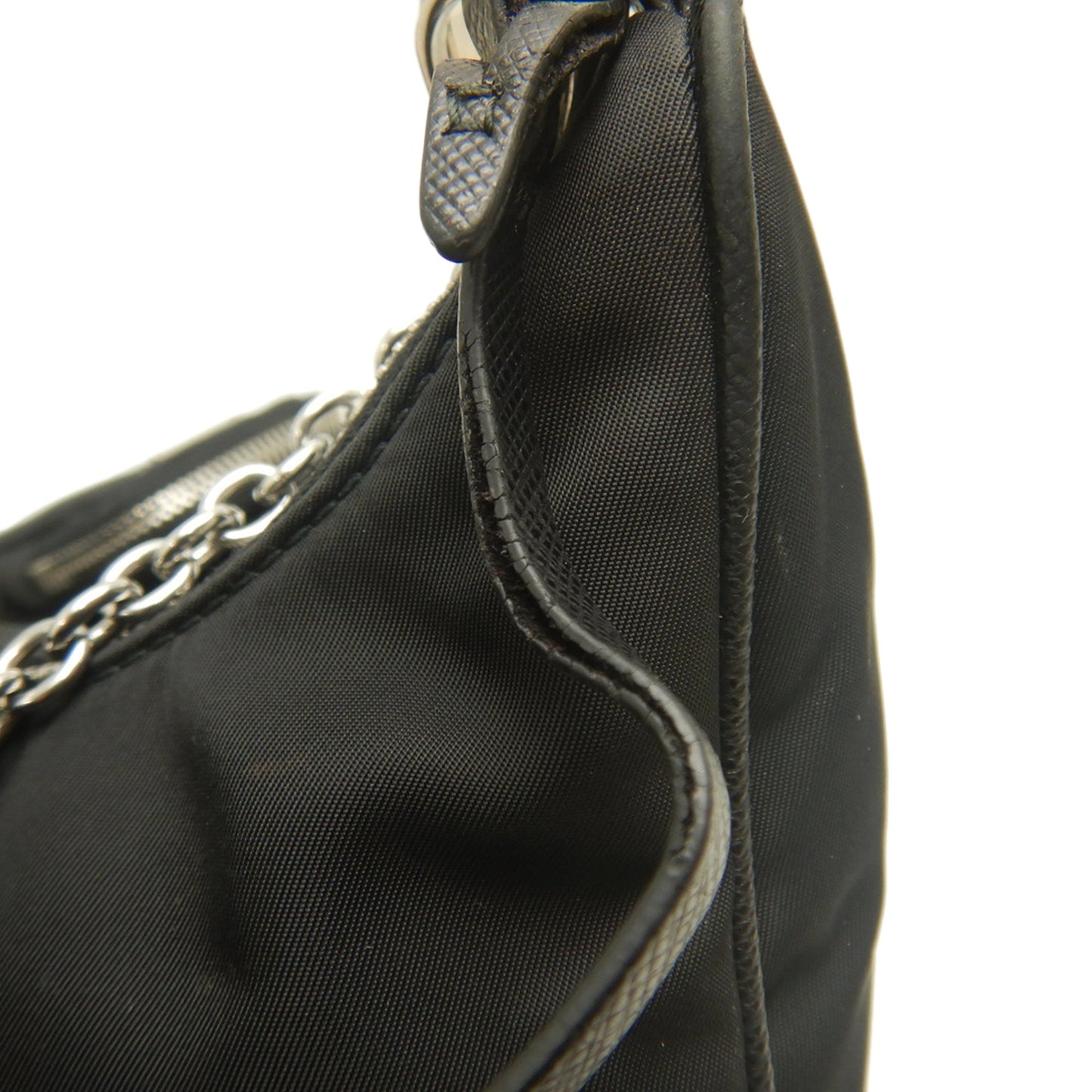 Prada Saffiano Trimmed Re Nylon Re Edition 2005 Satchel