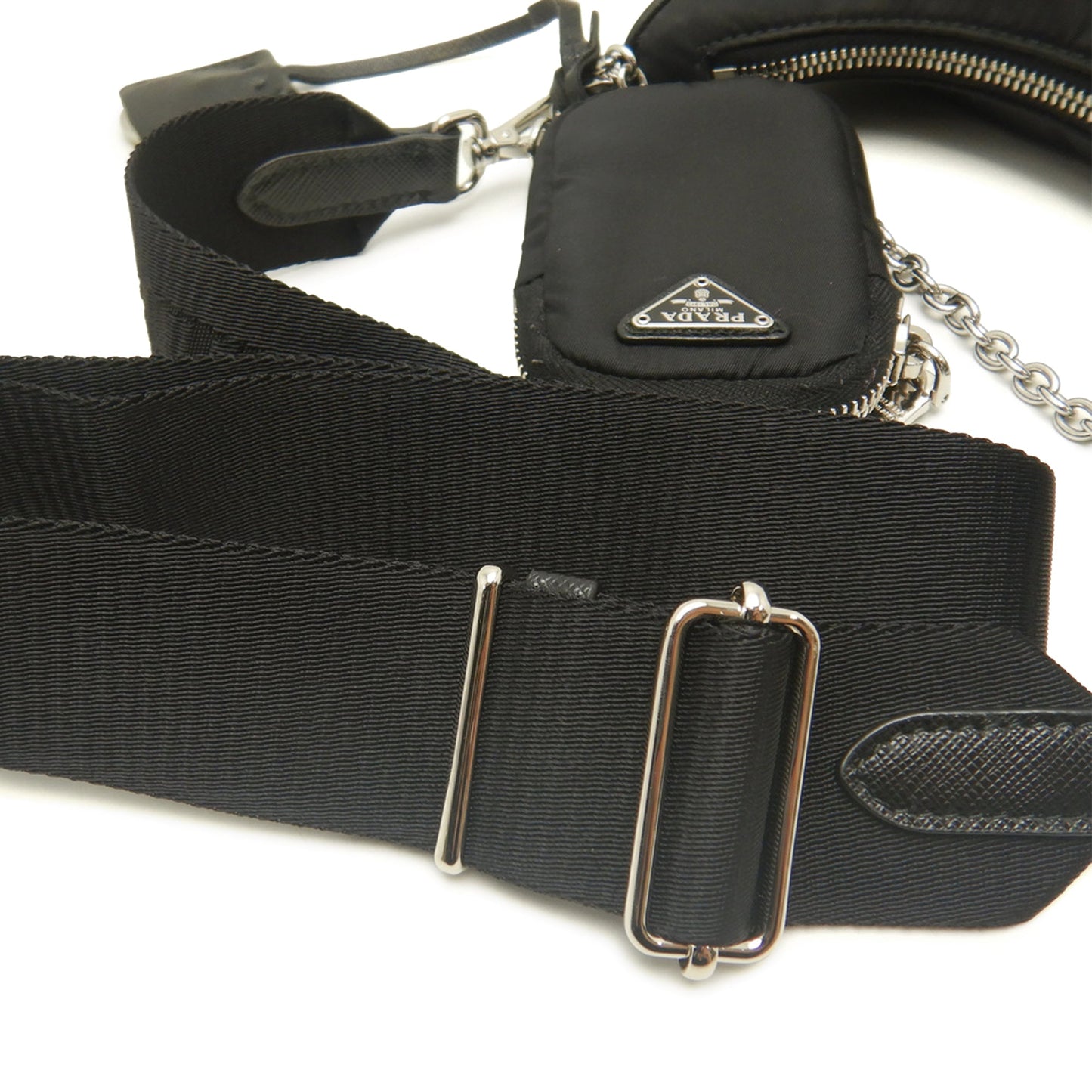 Prada Saffiano Trimmed Re Nylon Re Edition 2005 Satchel