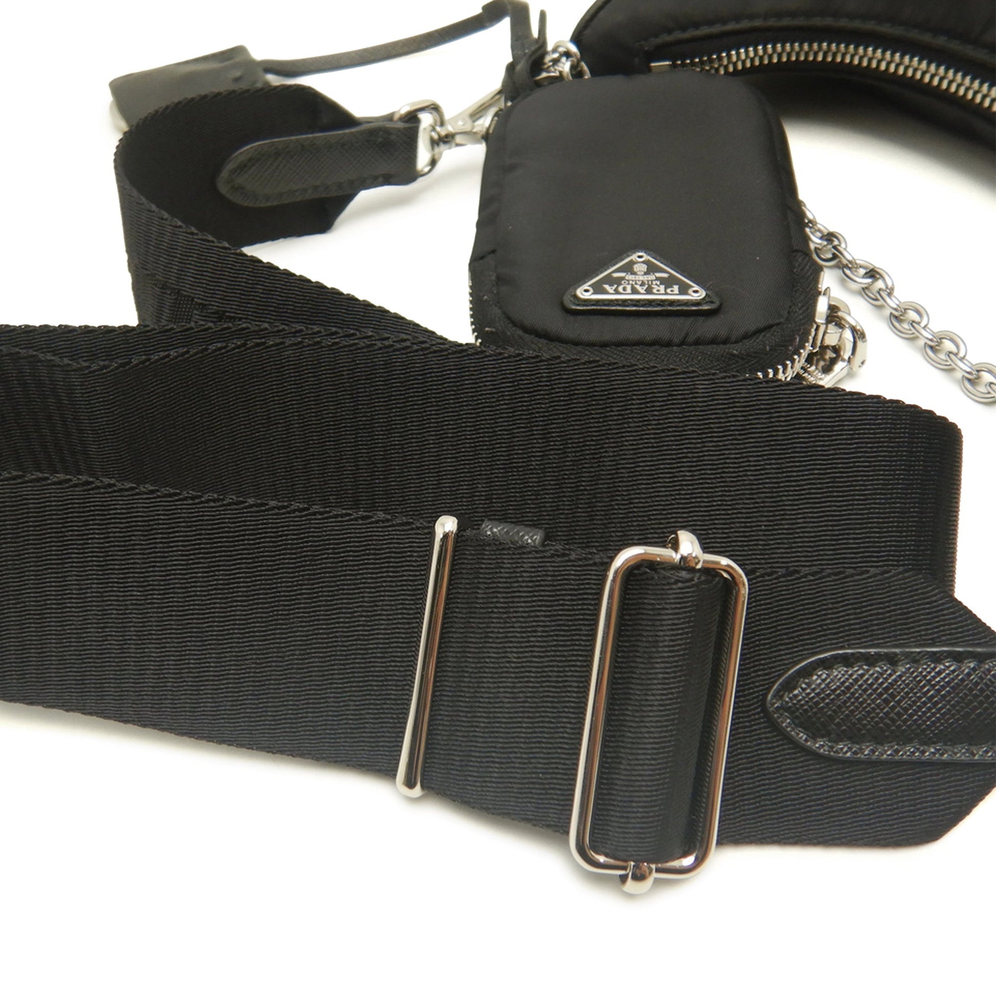 Prada Saffiano Trimmed Re Nylon Re Edition 2005 Satchel