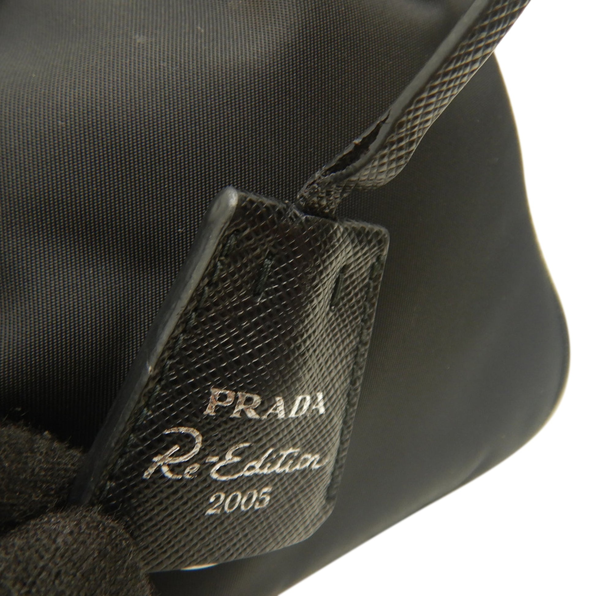 Prada Saffiano Trimmed Re Nylon Re Edition 2005 Satchel
