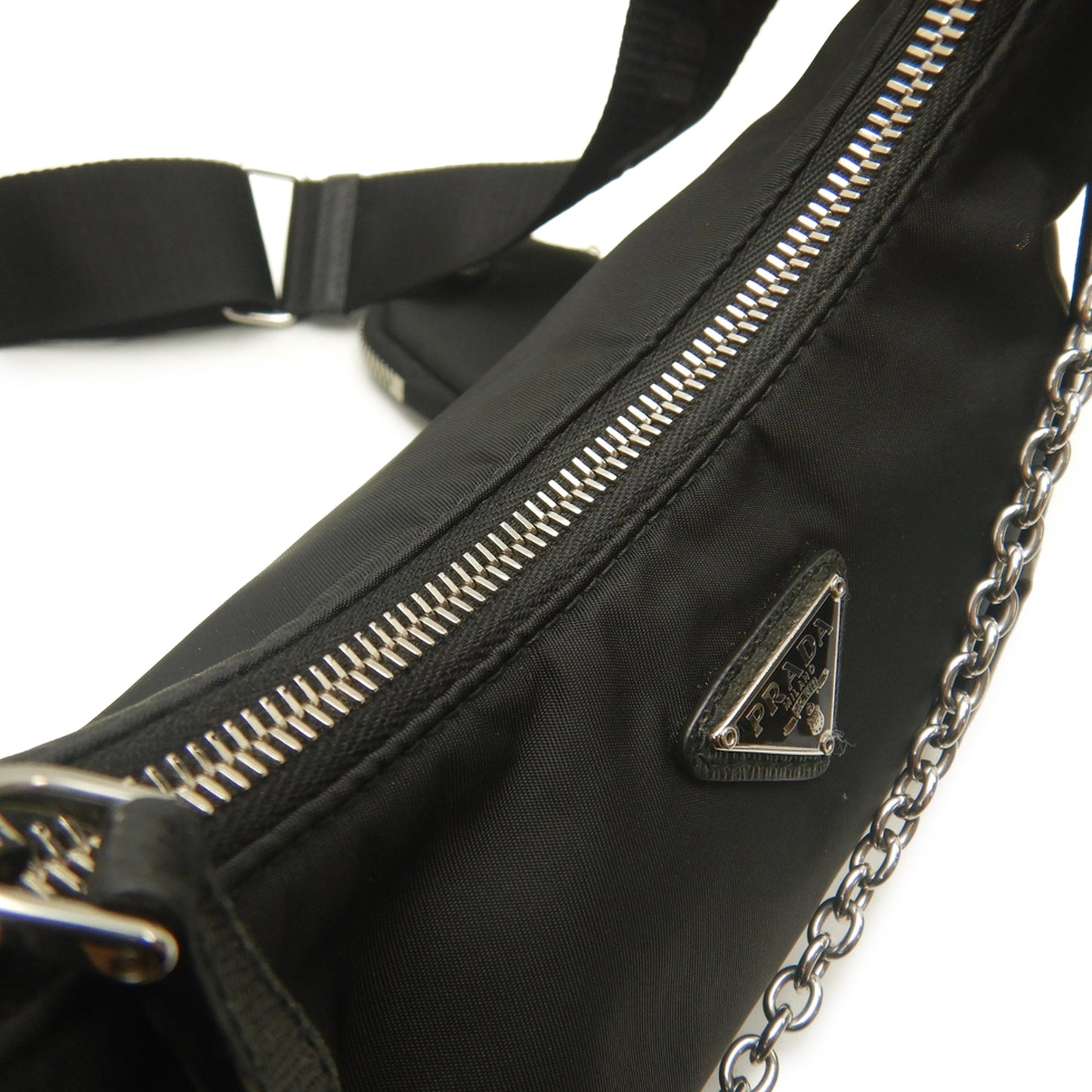 Prada Saffiano Trimmed Re Nylon Re Edition 2005 Satchel