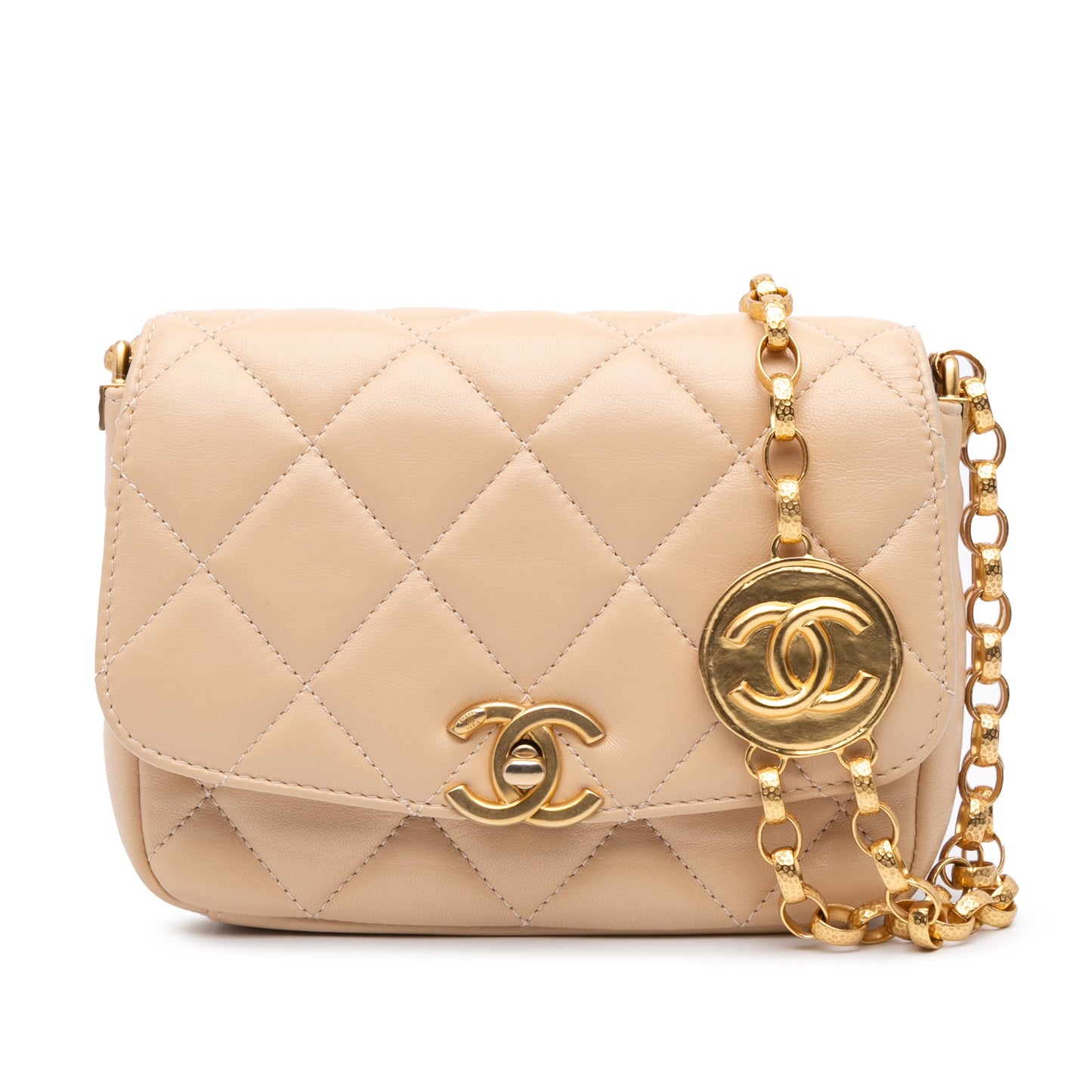 Chanel Small Quilted Lambskin CC Coin Flap