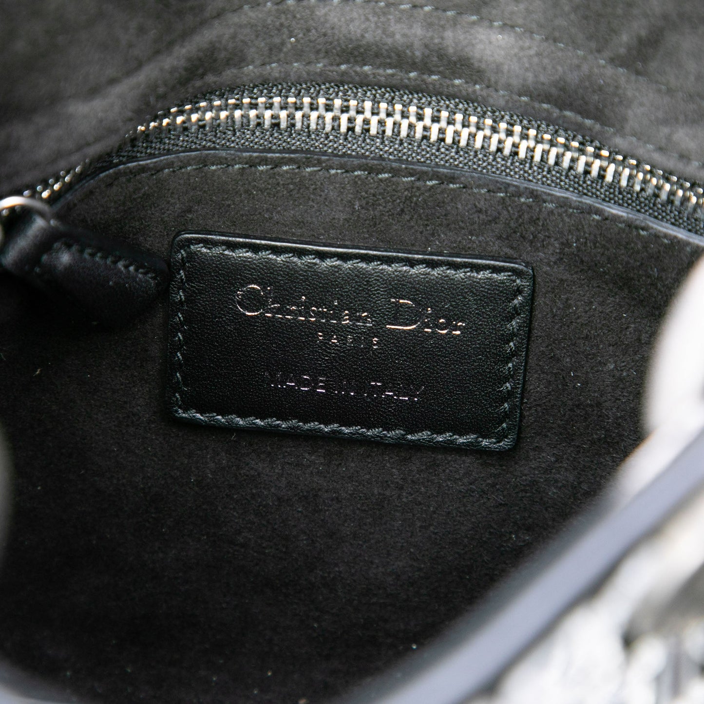Dior Mini Smooth Calfskin Embroidered Mosaic of Mirrors Lady Dior