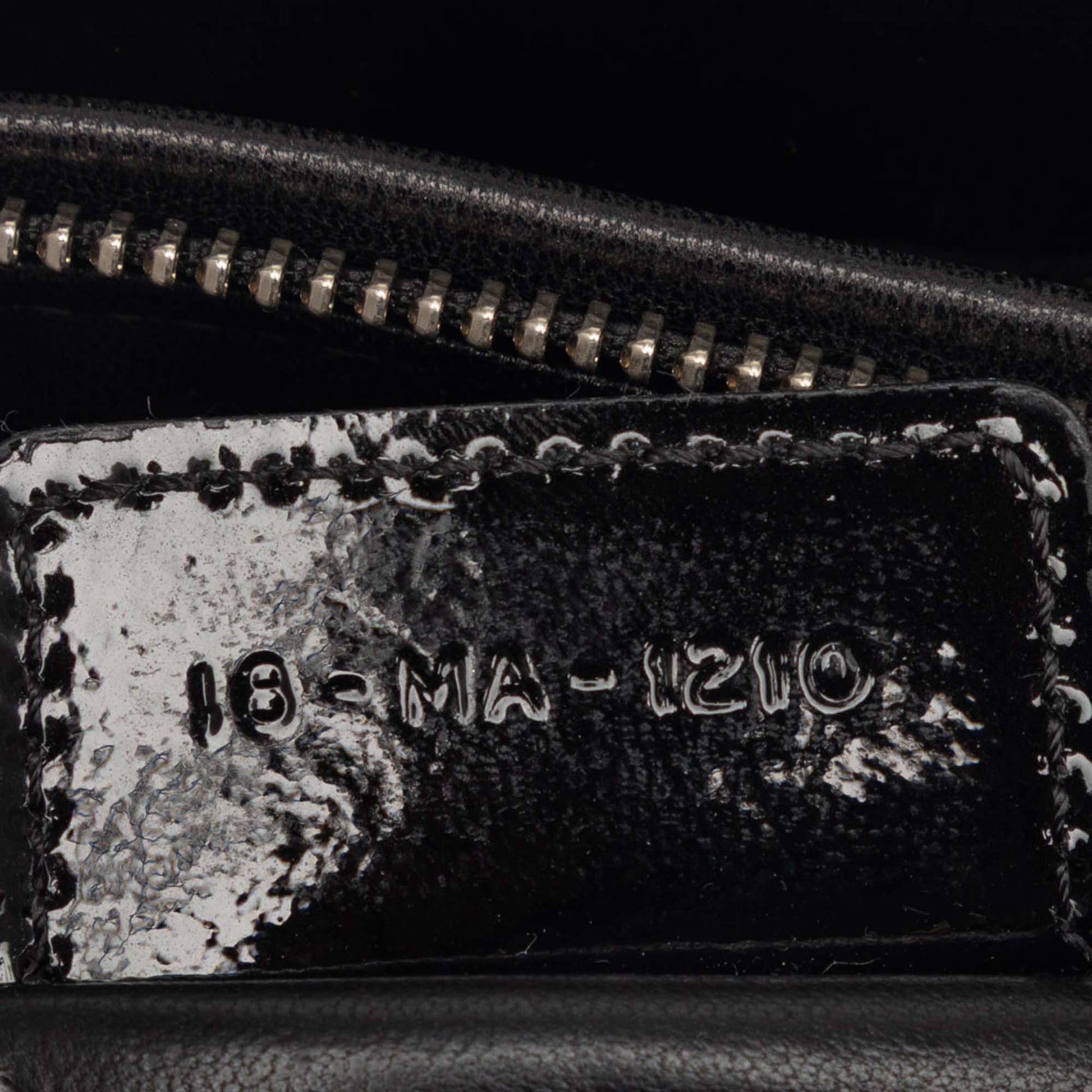Dior Medium Multicolor Metallic Fabric and Patent Leather Lady Dior