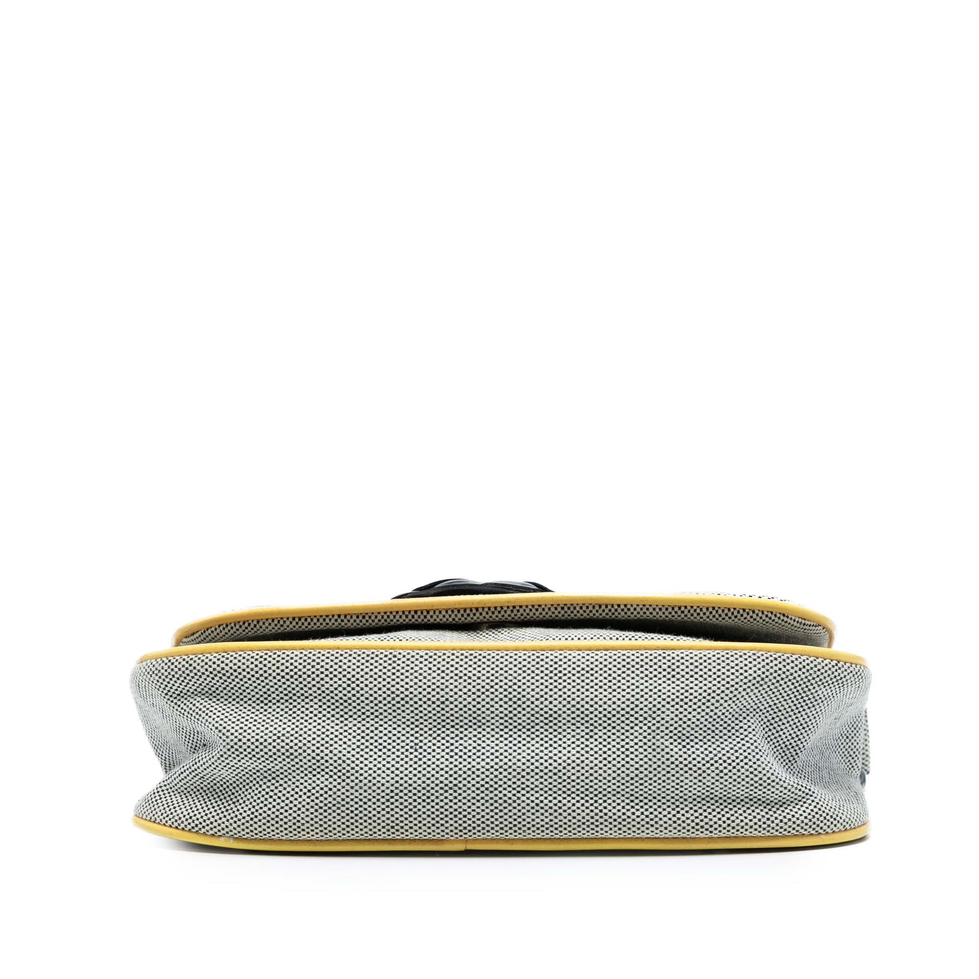 Chanel Canvas CC Camellia No. 5 Shoulder Bag