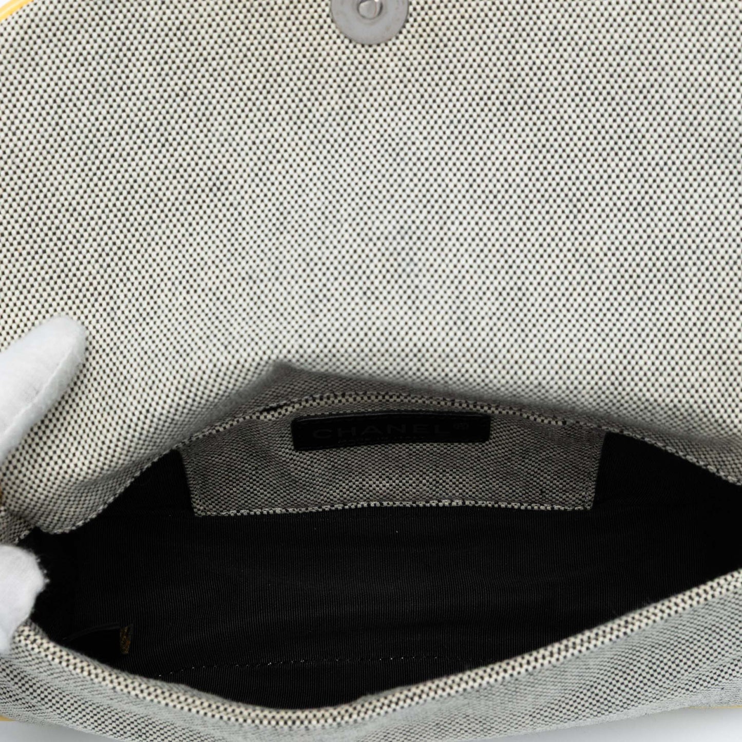 Chanel Canvas CC Camellia No. 5 Shoulder Bag